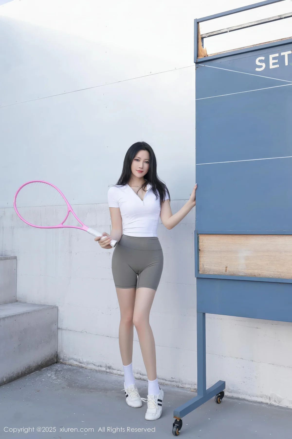 XiuRen 秀人 No.11106 鱼子酱Fish 网球运动美女场景拍摄 - 6