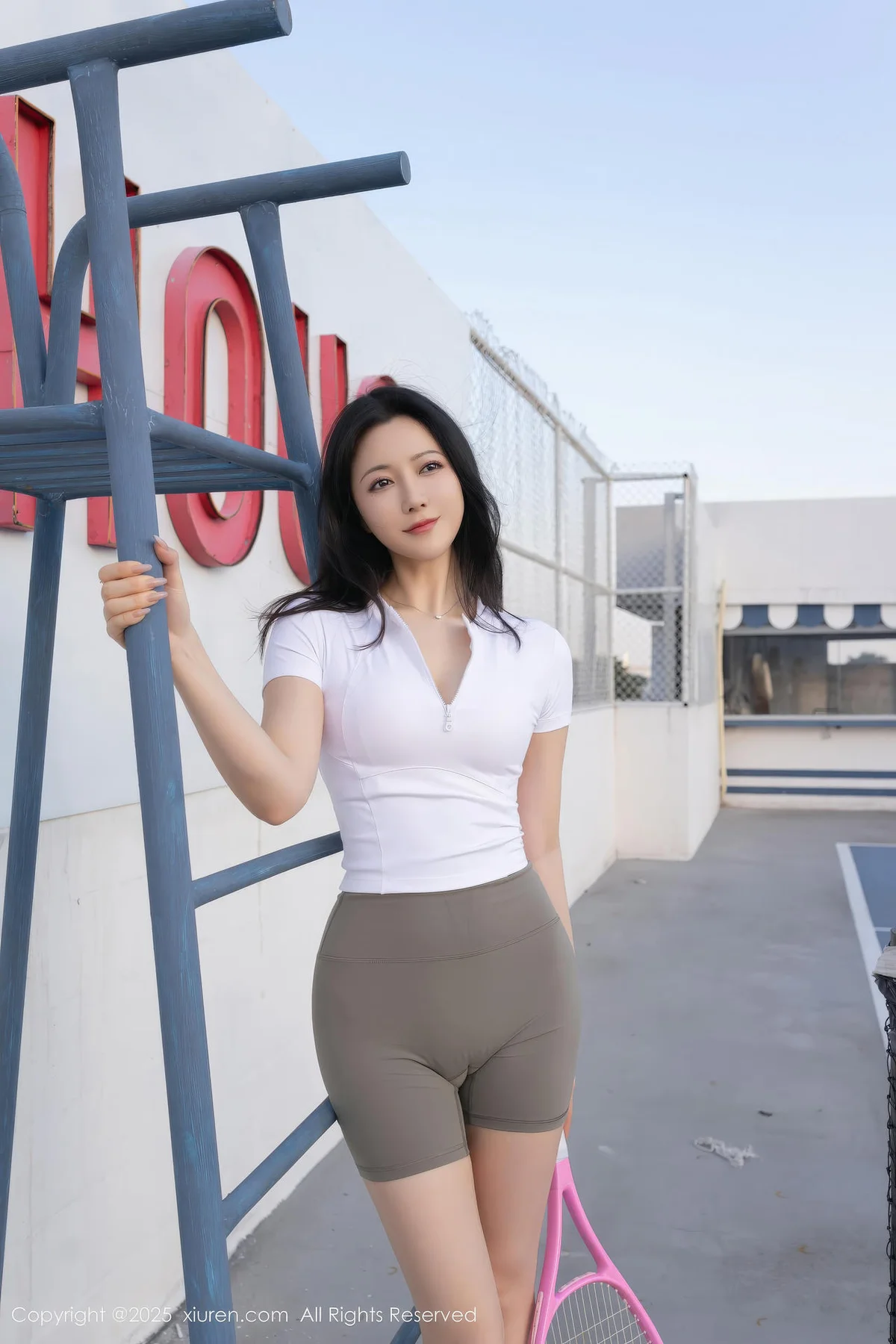 XiuRen 秀人 No.11106 鱼子酱Fish 网球运动美女场景拍摄 - 4