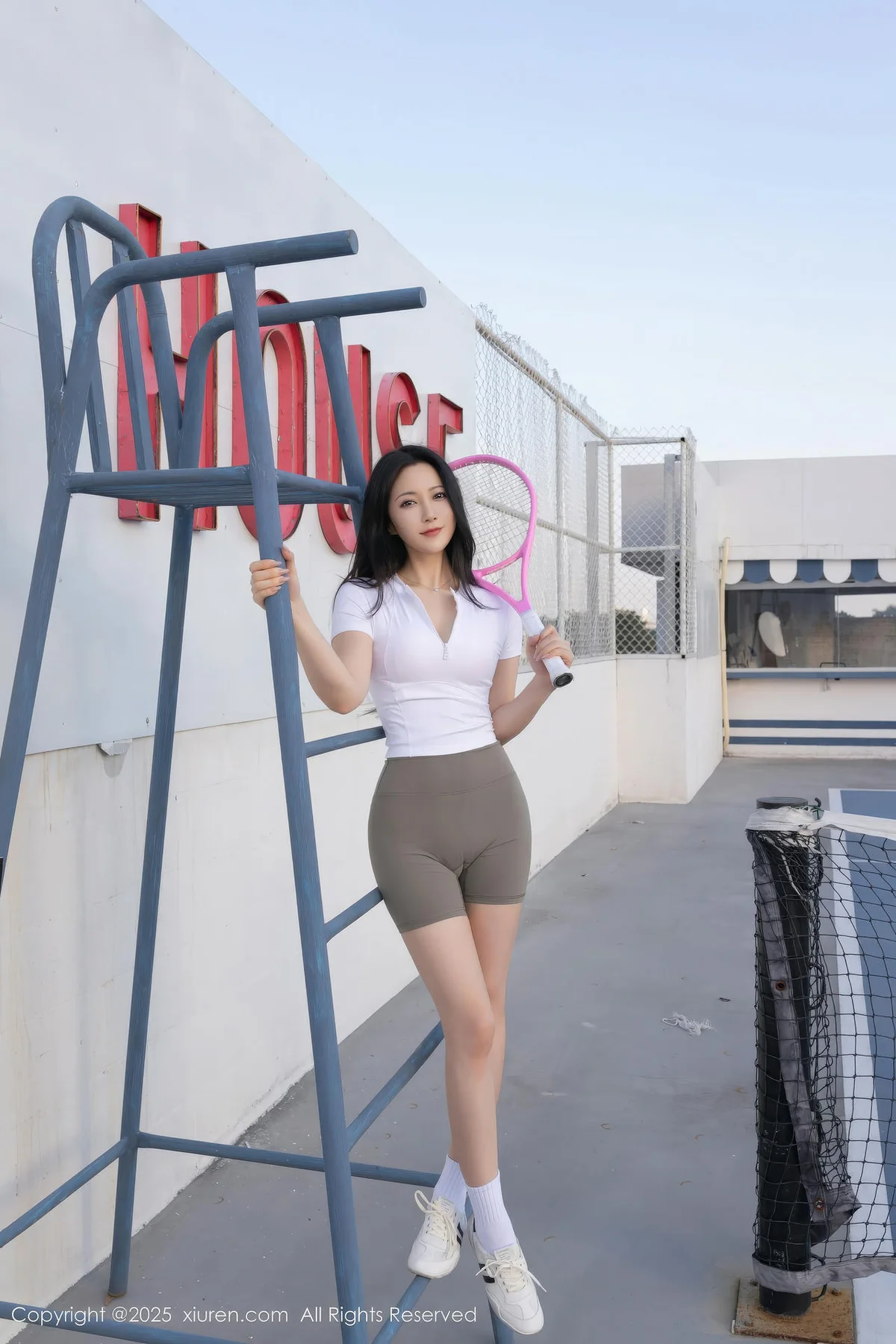 XiuRen 秀人 No.11106 鱼子酱Fish 网球运动美女场景拍摄 - 5