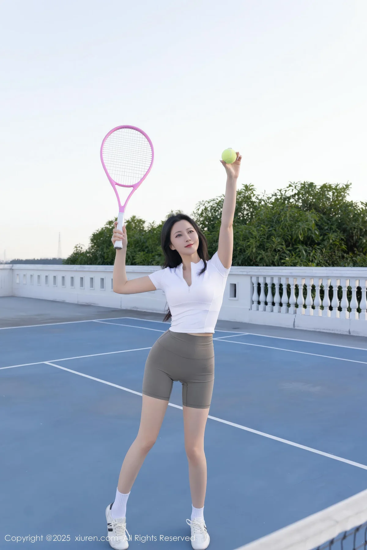 XiuRen 秀人 No.11106 鱼子酱Fish 网球运动美女场景拍摄 - 2