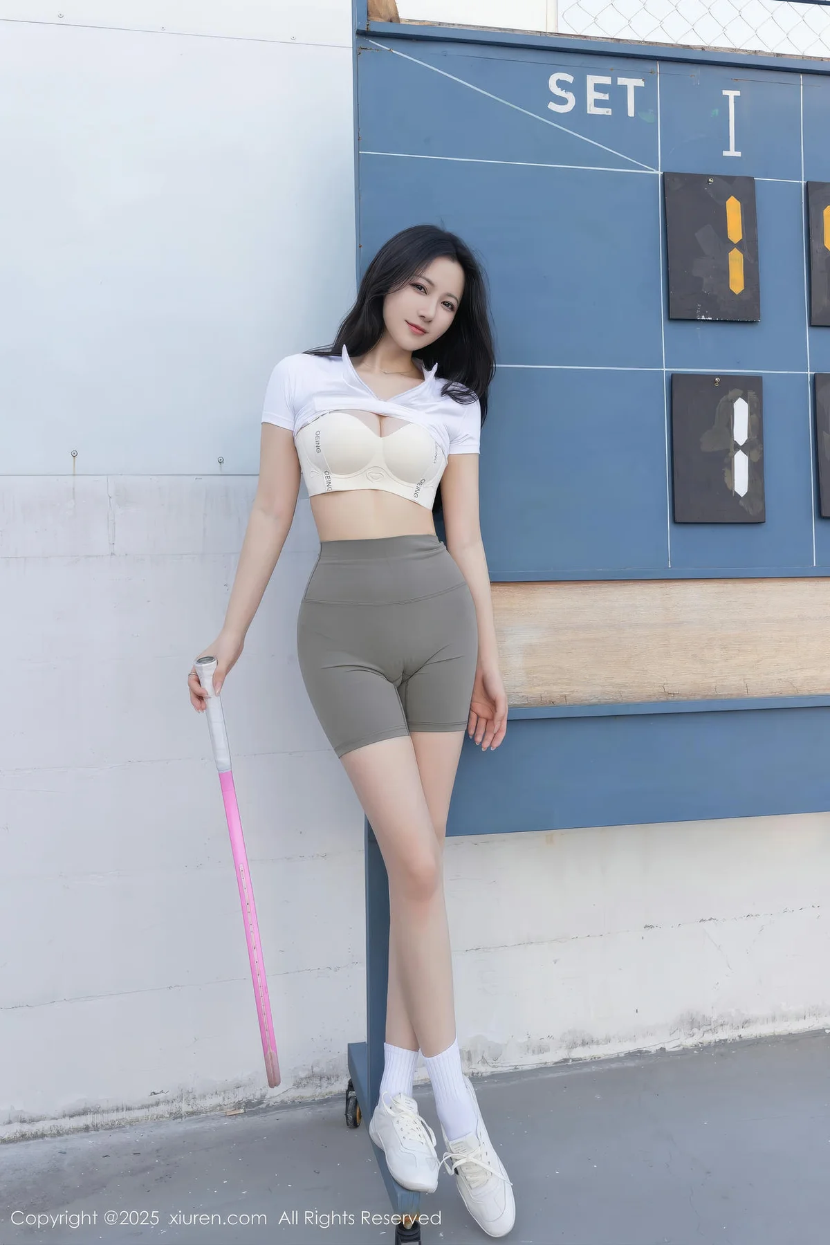 XiuRen 秀人 No.11106 鱼子酱Fish 网球运动美女场景拍摄 - 3