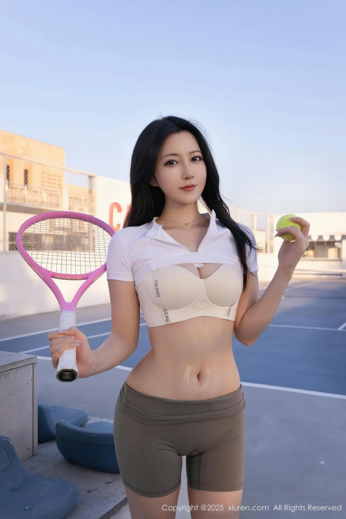 XiuRen 秀人 No.11106 鱼子酱Fish 网球运动美女场景拍摄 - 6