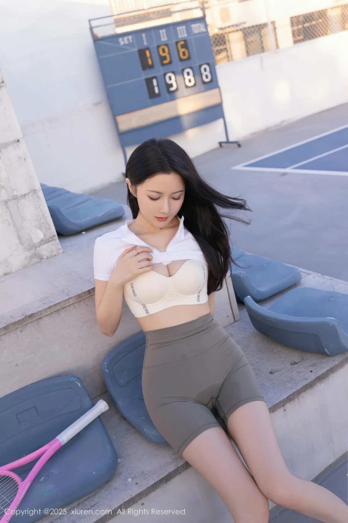 XiuRen 秀人 No.11106 鱼子酱Fish 网球运动美女场景拍摄 - 10