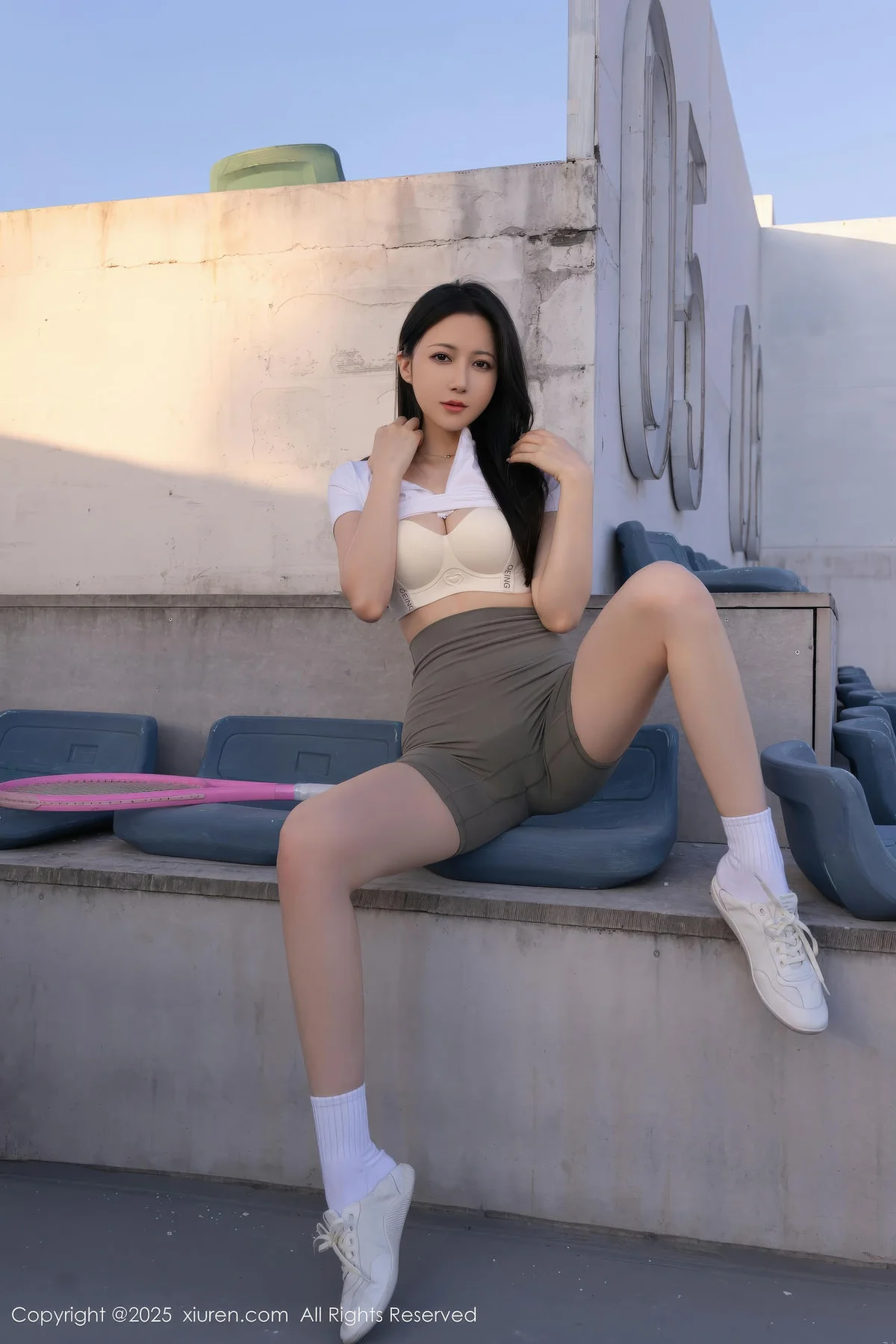 XiuRen 秀人 No.11106 鱼子酱Fish 网球运动美女场景拍摄 - 2