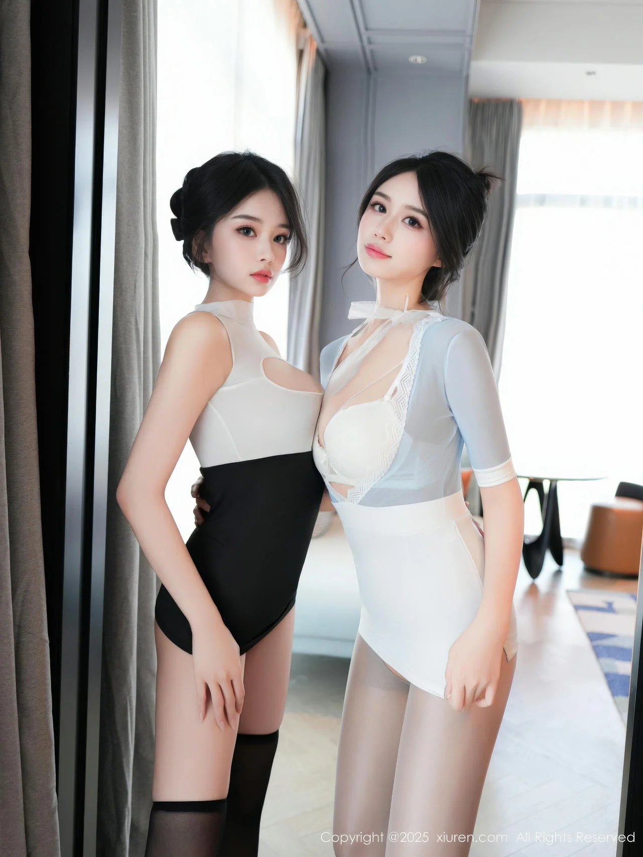 XiuRen 秀人 No.11107 shelly诗莉 两位性感女神模特合集 - 7