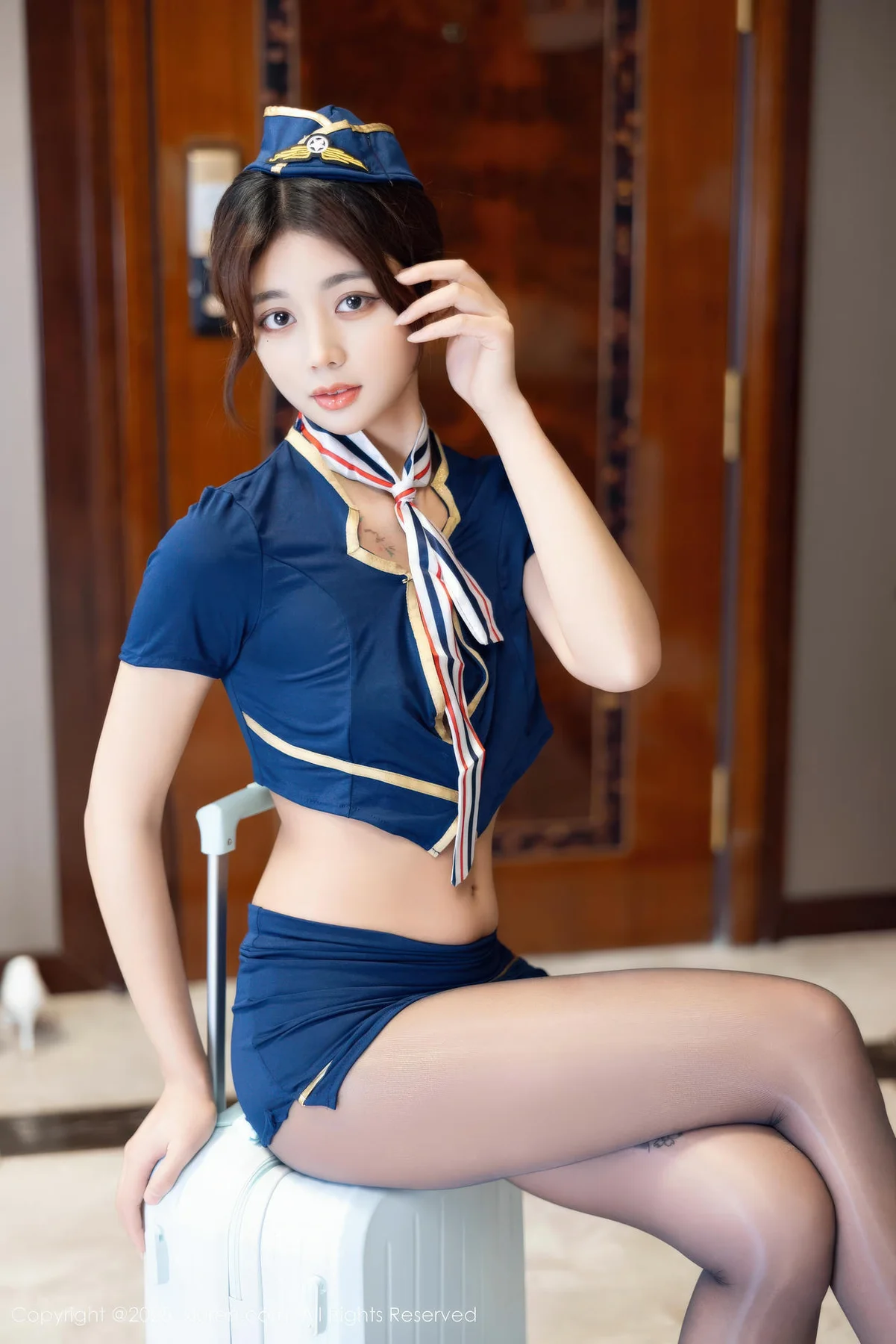 XiuRen 秀人 No.11112 姜冉冉Renee 空姐制服诱惑 - 1