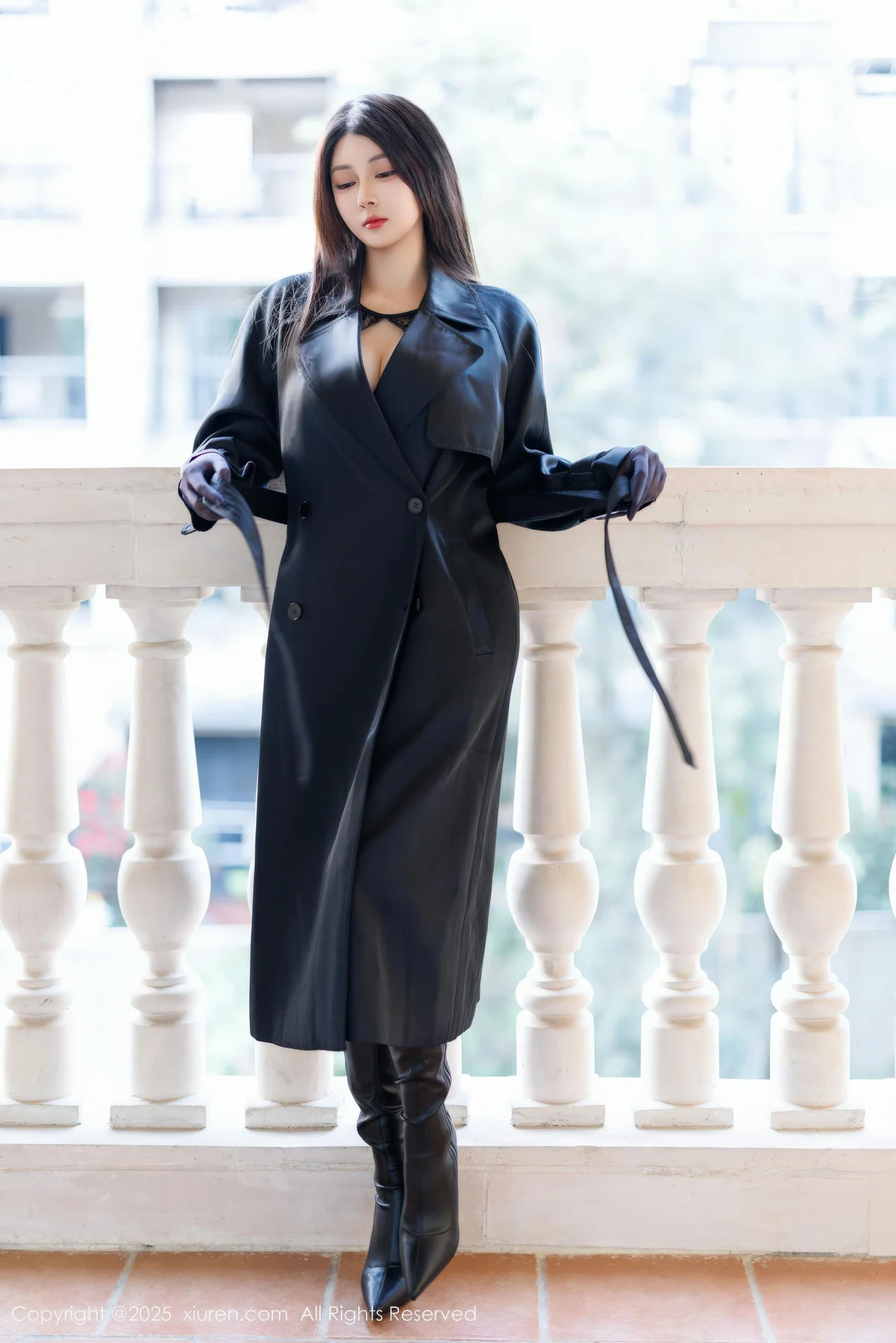 XiuRen 秀人 No.11114 凯竹法师 黑色情趣内衣 - 3