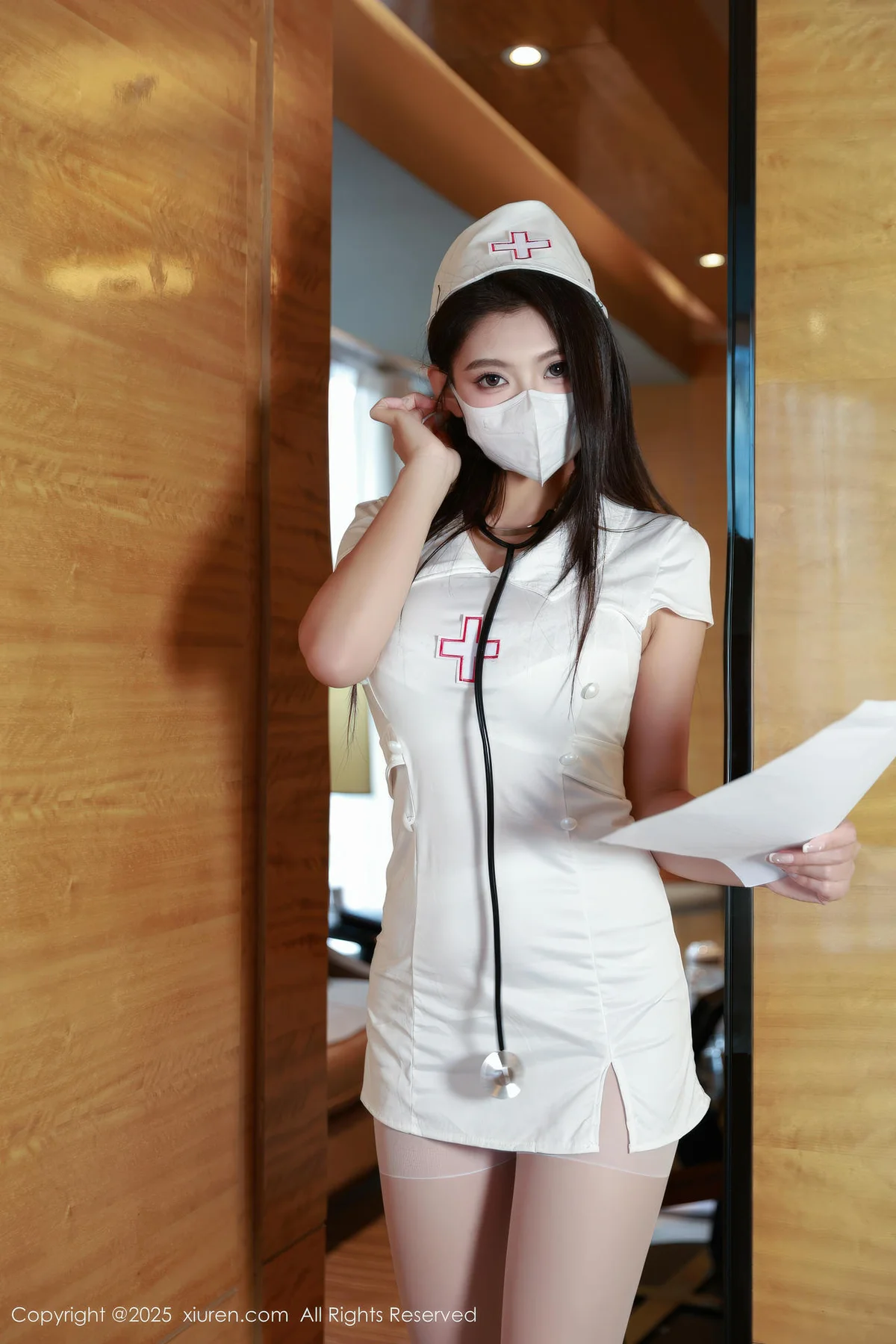 XiuRen 秀人 No.11134 冬安 白色护士制服诱惑 - 5