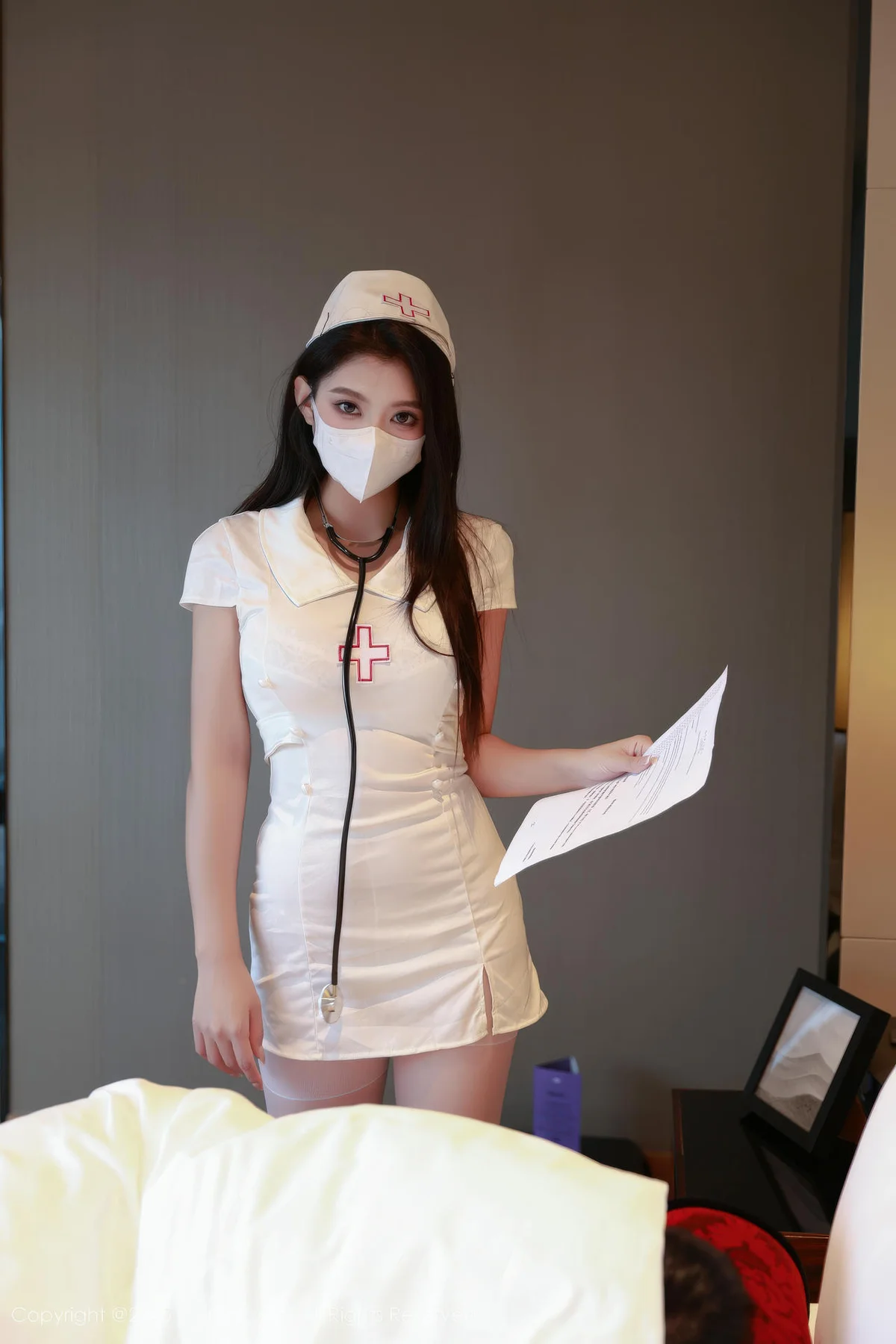 XiuRen 秀人 No.11134 冬安 白色护士制服诱惑 - 9