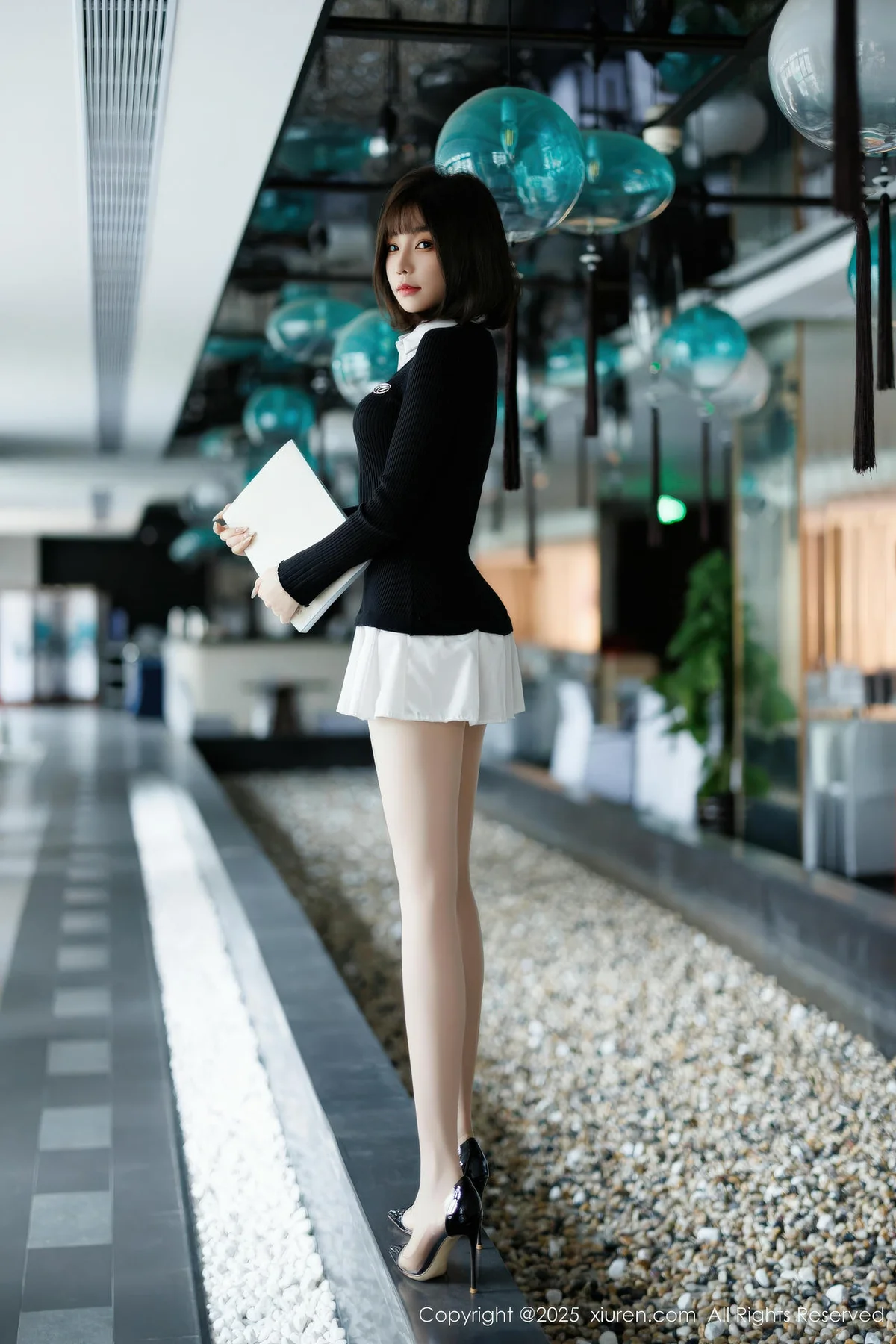 XiuRen 秀人 No.11138 莉芝荔枝 黑色情趣服饰 - 4