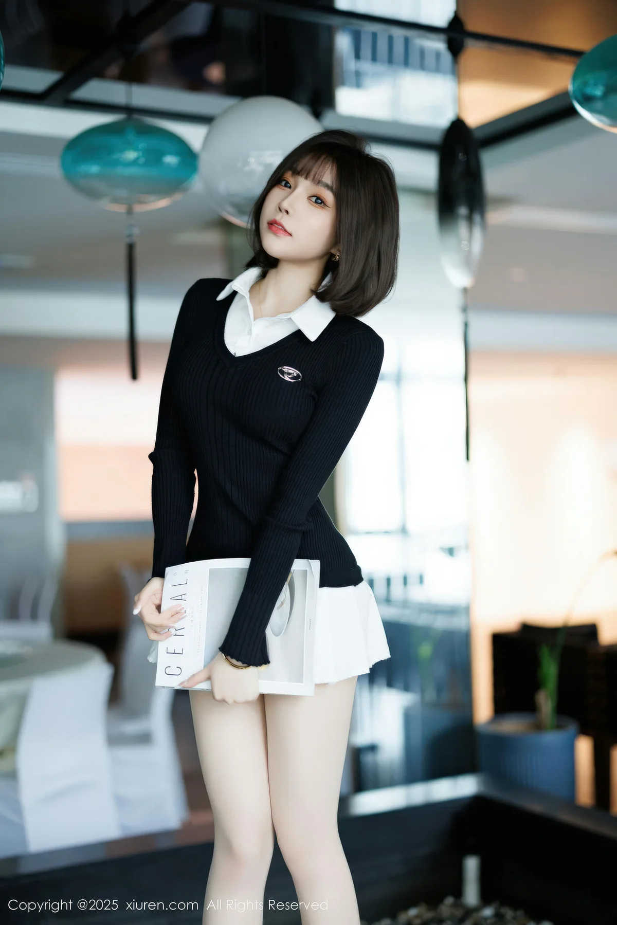 XiuRen 秀人 No.11138 莉芝荔枝 黑色情趣服饰 - 5