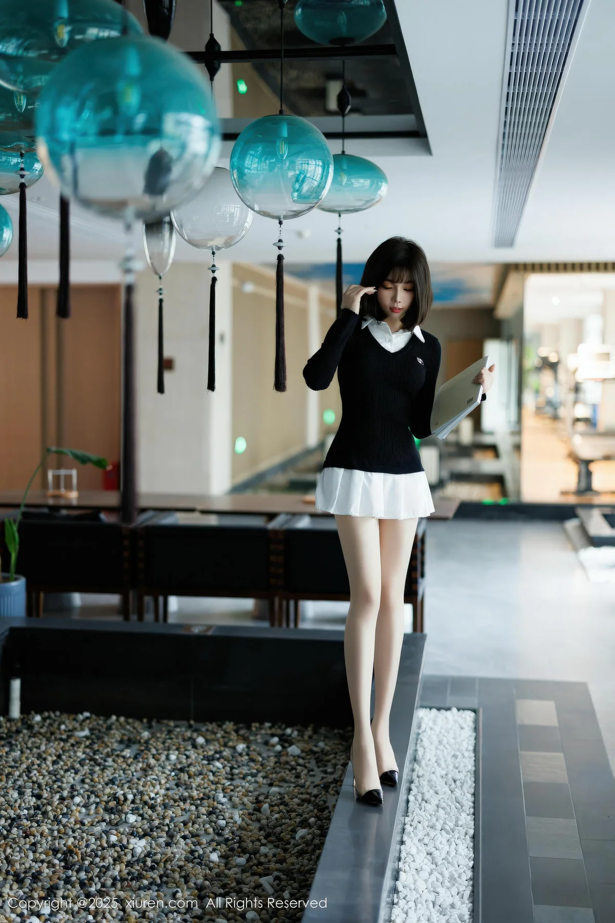 XiuRen 秀人 No.11138 莉芝荔枝 黑色情趣服饰 - 6