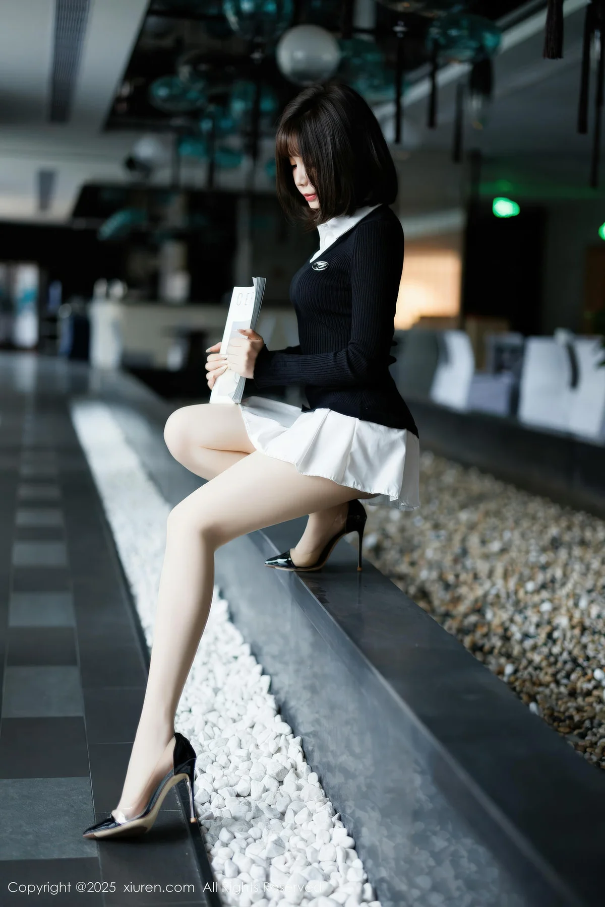 XiuRen 秀人 No.11138 莉芝荔枝 黑色情趣服饰 - 7