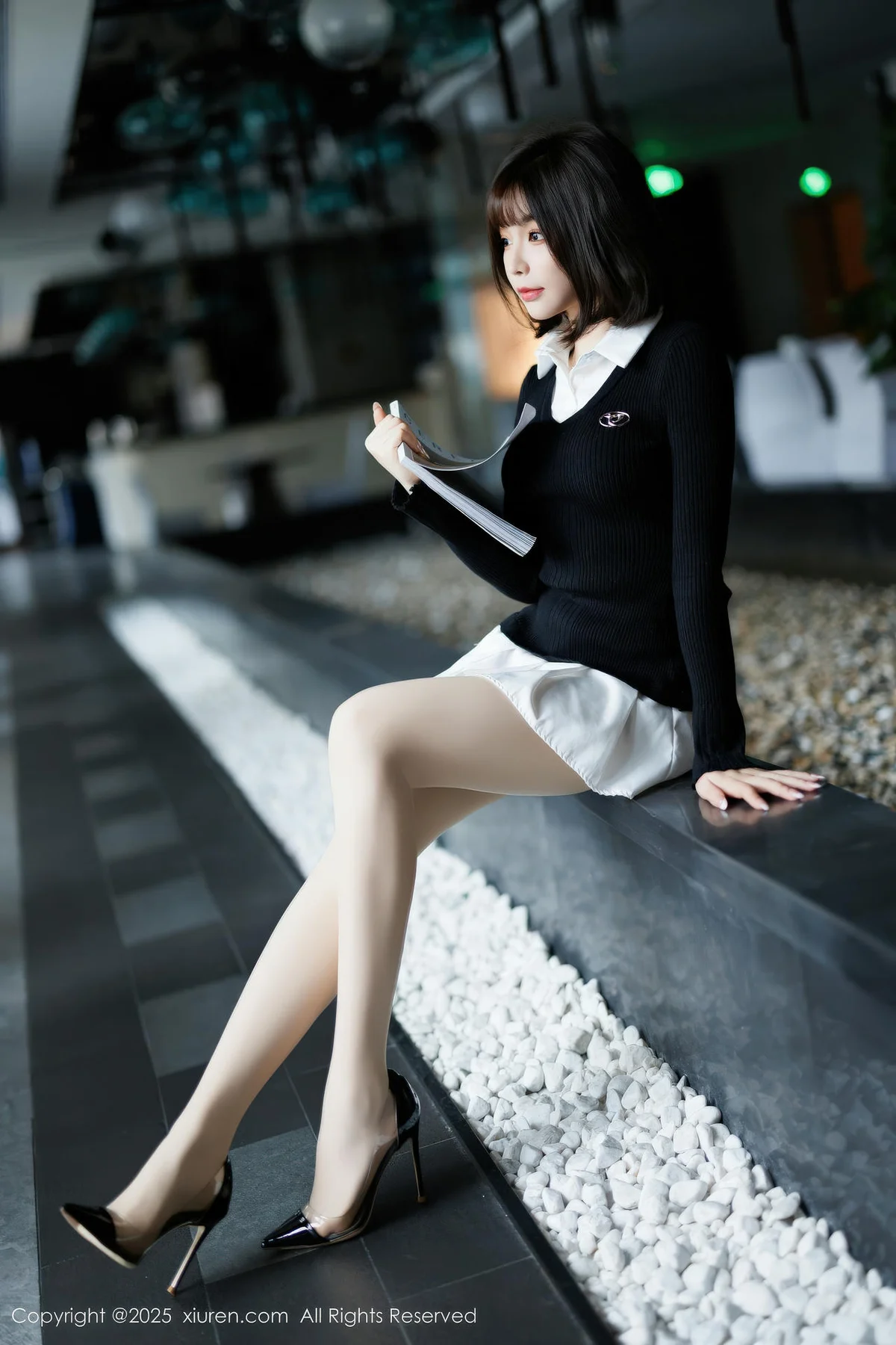 XiuRen 秀人 No.11138 莉芝荔枝 黑色情趣服饰 - 8