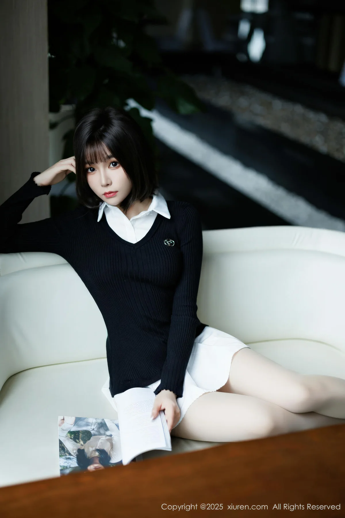 XiuRen 秀人 No.11138 莉芝荔枝 黑色情趣服饰 - 3