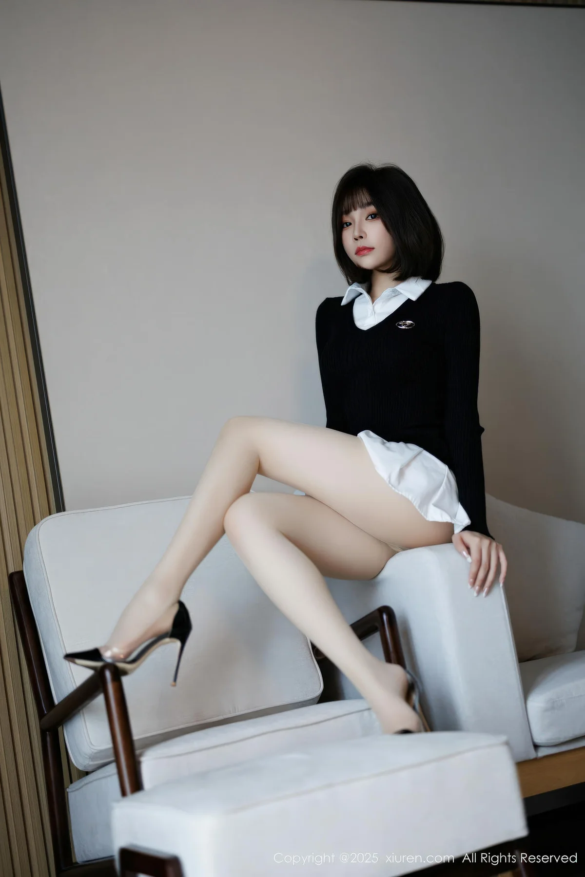 XiuRen 秀人 No.11138 莉芝荔枝 黑色情趣服饰 - 10