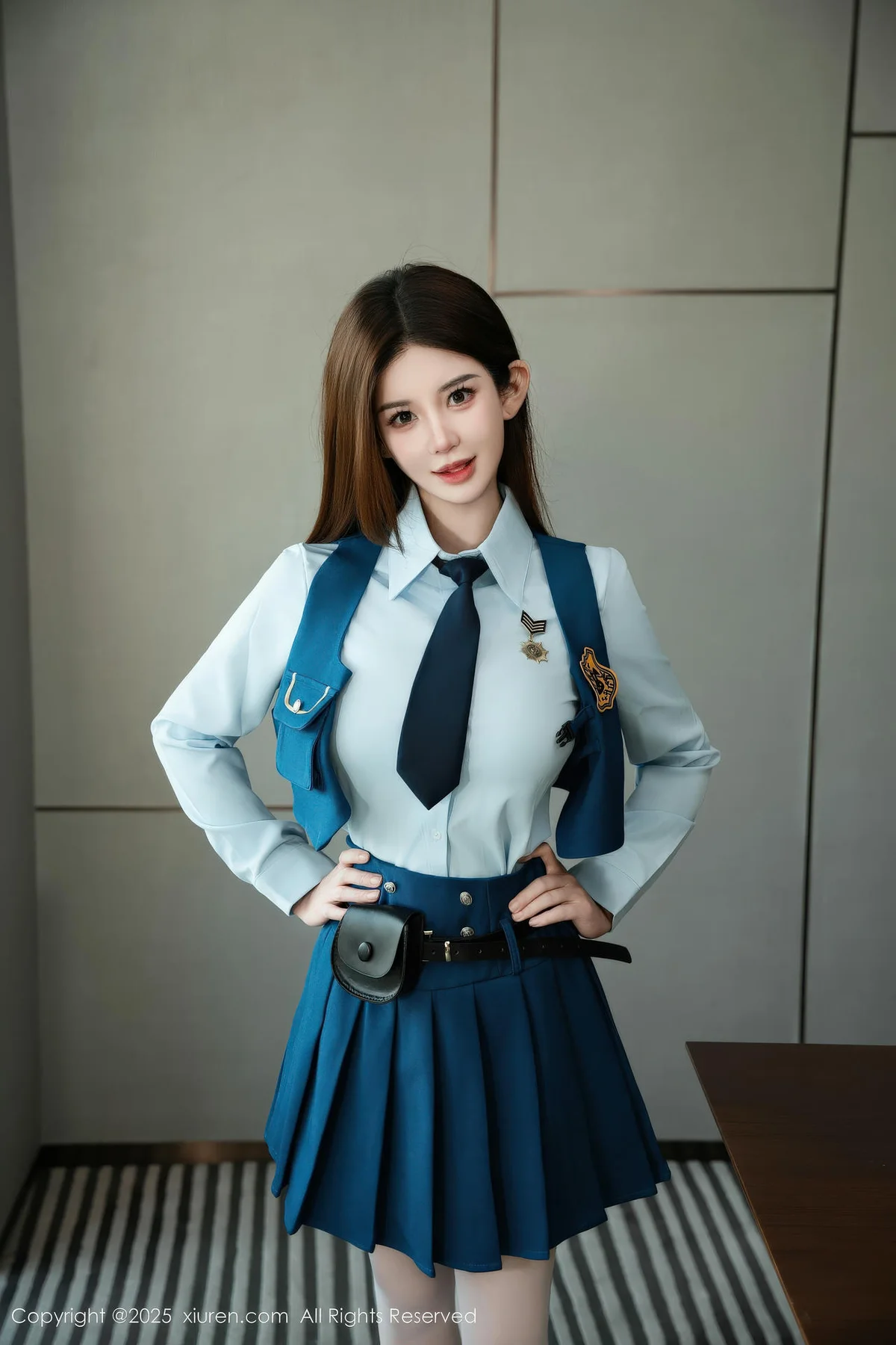 XiuRen 秀人 No.11141 苏甜橙子 性感JK制服 - 5