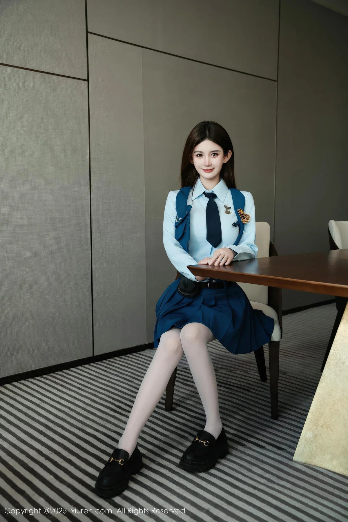 XiuRen 秀人 No.11141 苏甜橙子 性感JK制服 - 6