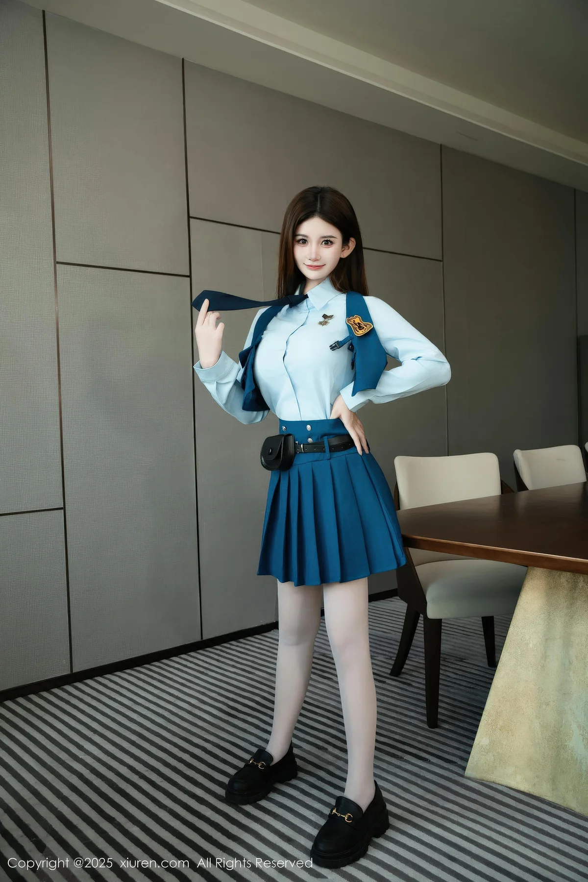 XiuRen 秀人 No.11141 苏甜橙子 性感JK制服 - 8