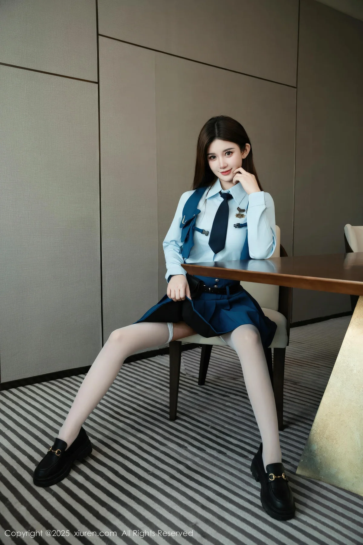 XiuRen 秀人 No.11141 苏甜橙子 性感JK制服 - 4