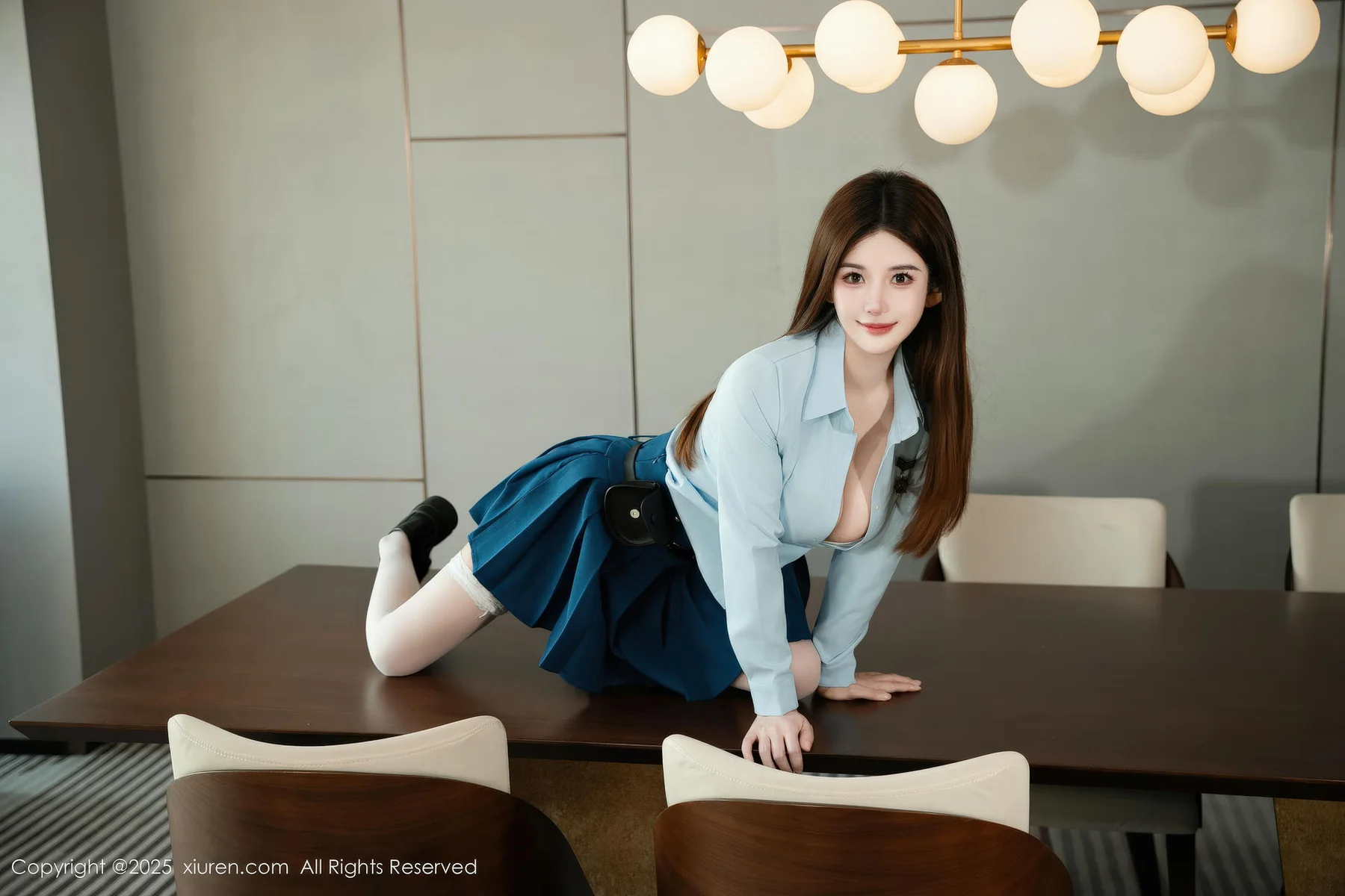 XiuRen 秀人 No.11141 苏甜橙子 性感JK制服 - 6