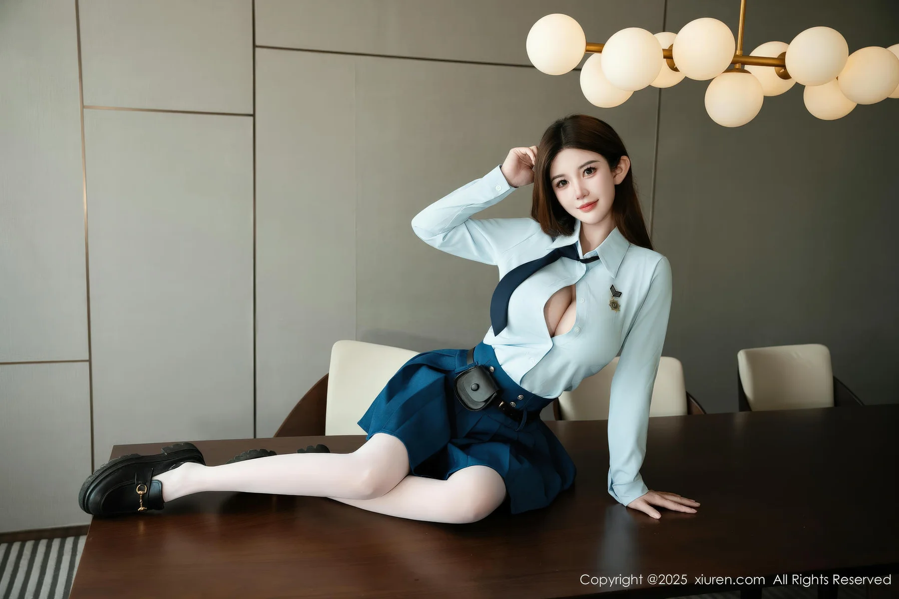 XiuRen 秀人 No.11141 苏甜橙子 性感JK制服 - 1