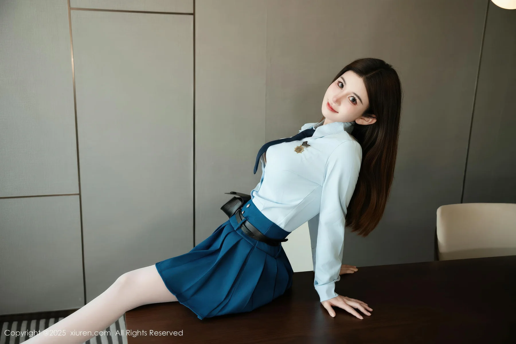 XiuRen 秀人 No.11141 苏甜橙子 性感JK制服 - 5