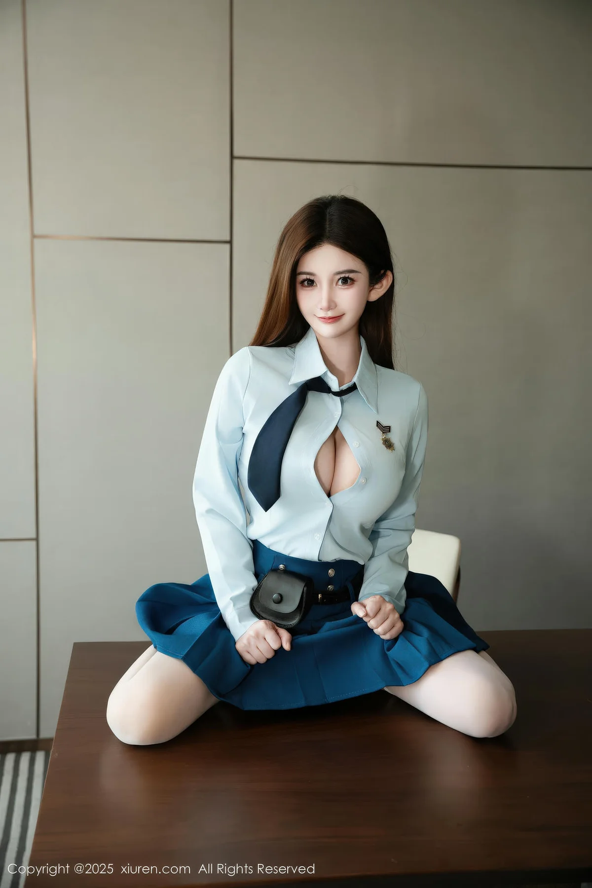 XiuRen 秀人 No.11141 苏甜橙子 性感JK制服 - 6