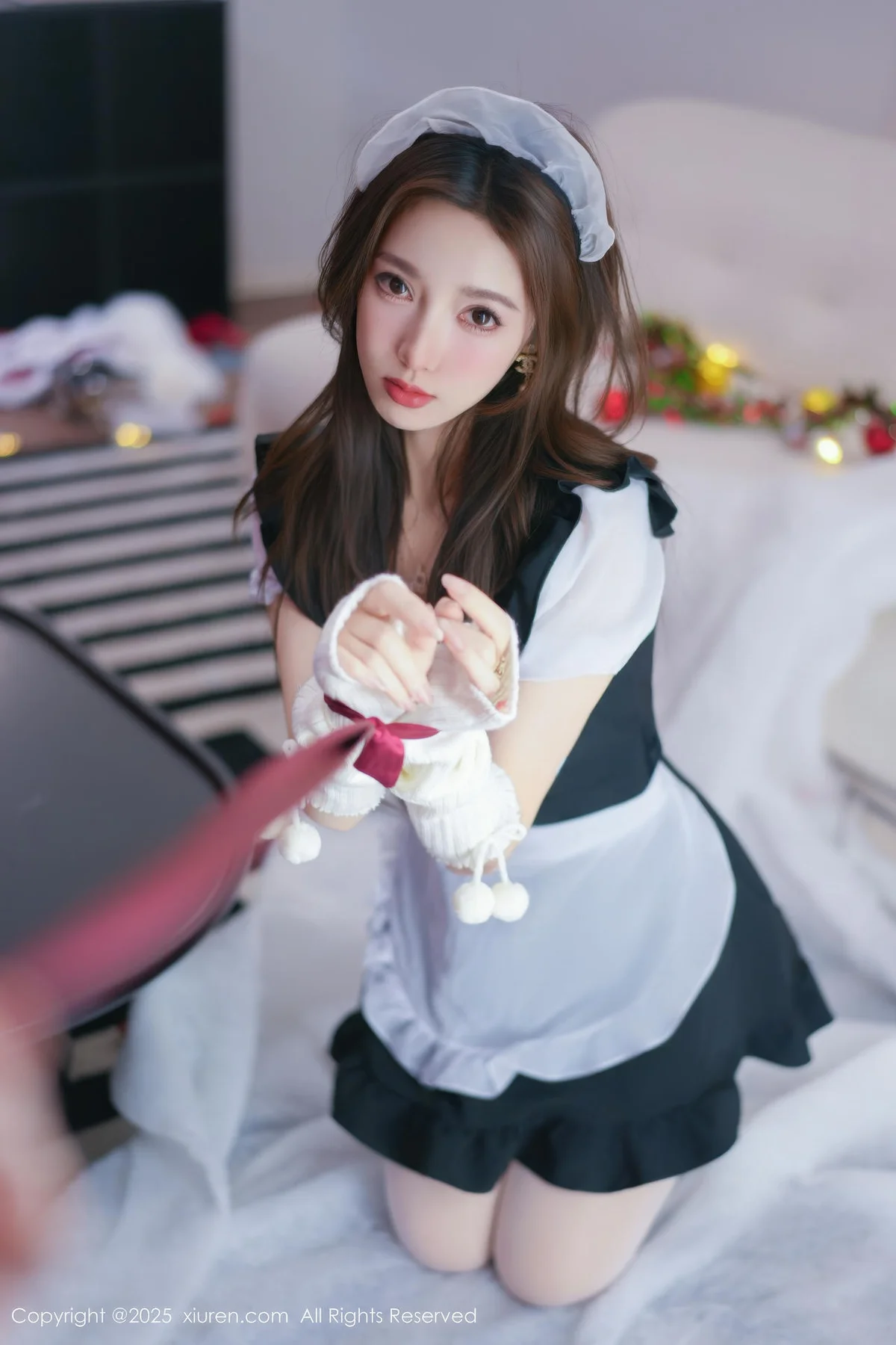 XiuRen 秀人 No.11152 Twins桃桃 性感女仆装扮 - 5