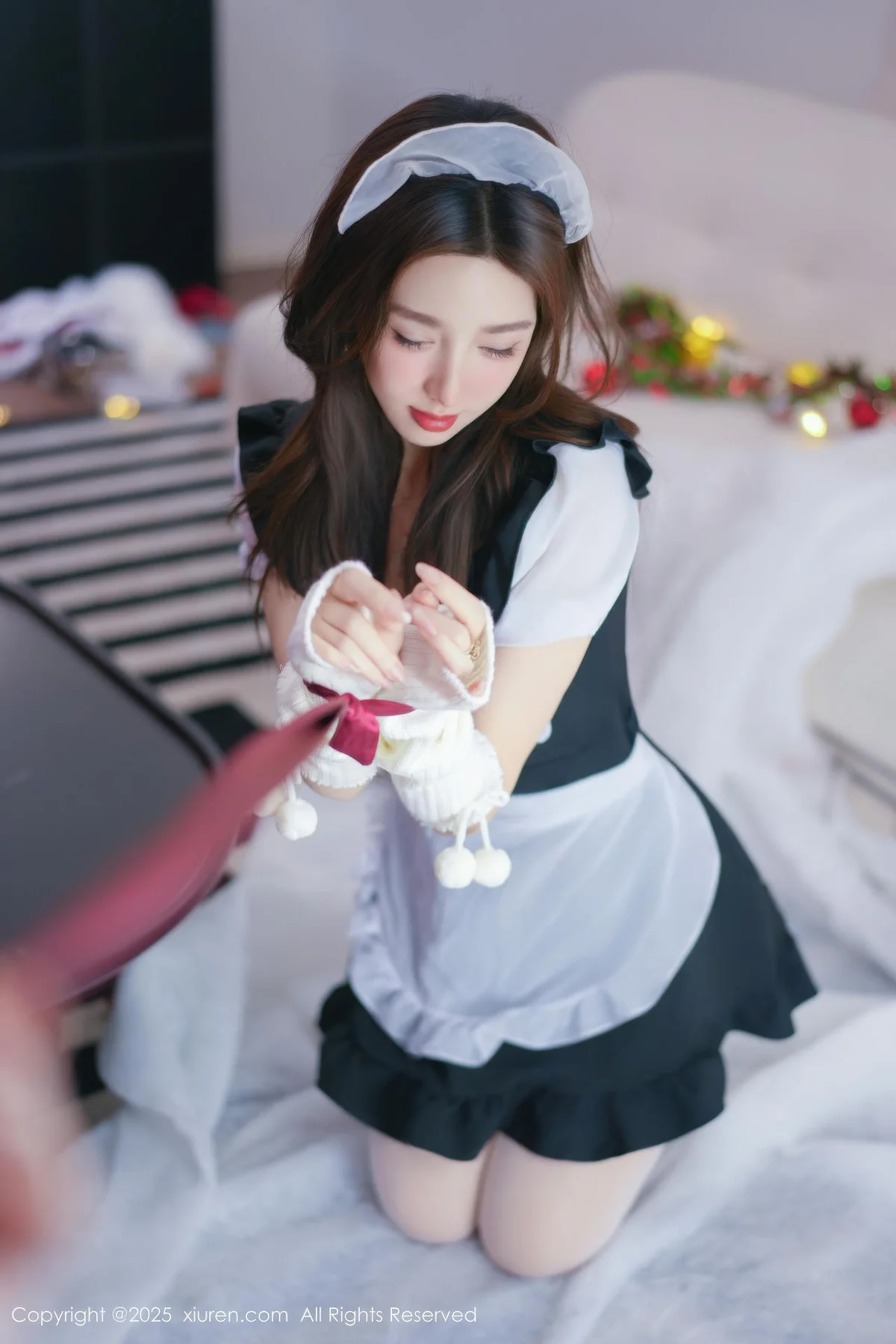 XiuRen 秀人 No.11152 Twins桃桃 性感女仆装扮 - 6