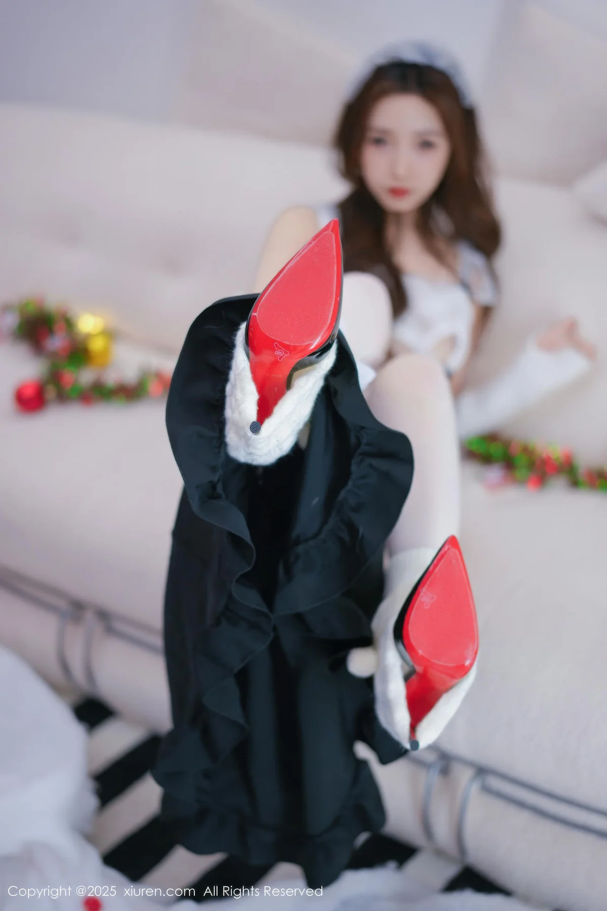 XiuRen 秀人 No.11152 Twins桃桃 性感女仆装扮 - 7