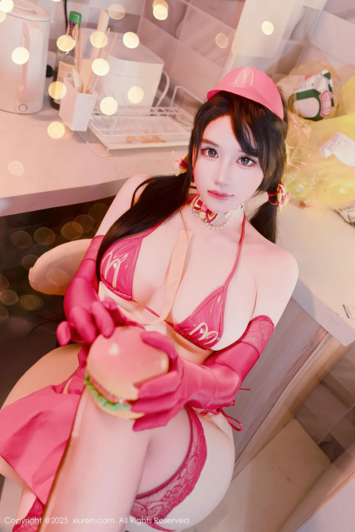 XiuRen 秀人 No.11154 汐汐爱吃草莓 邻家女孩在校生 - 6