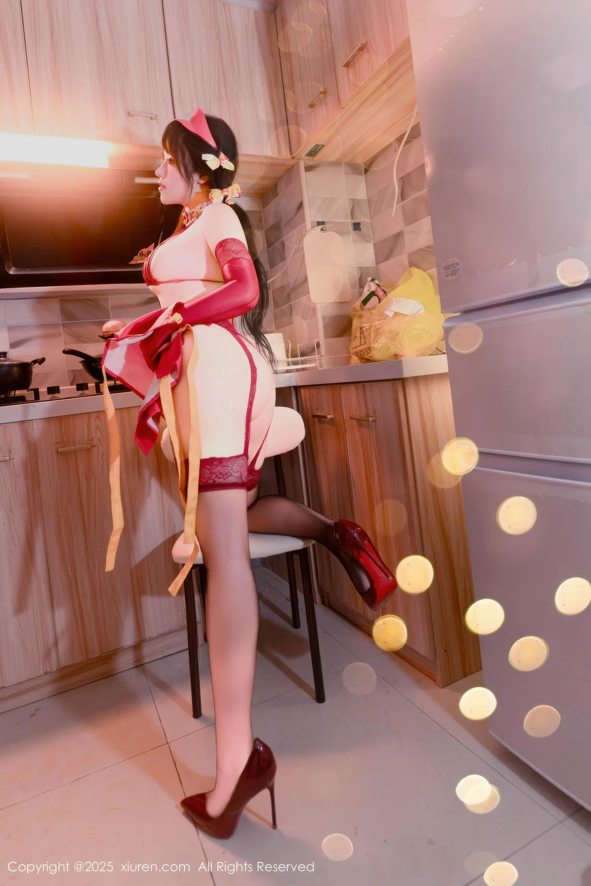 XiuRen 秀人 No.11154 汐汐爱吃草莓 邻家女孩在校生 - 2