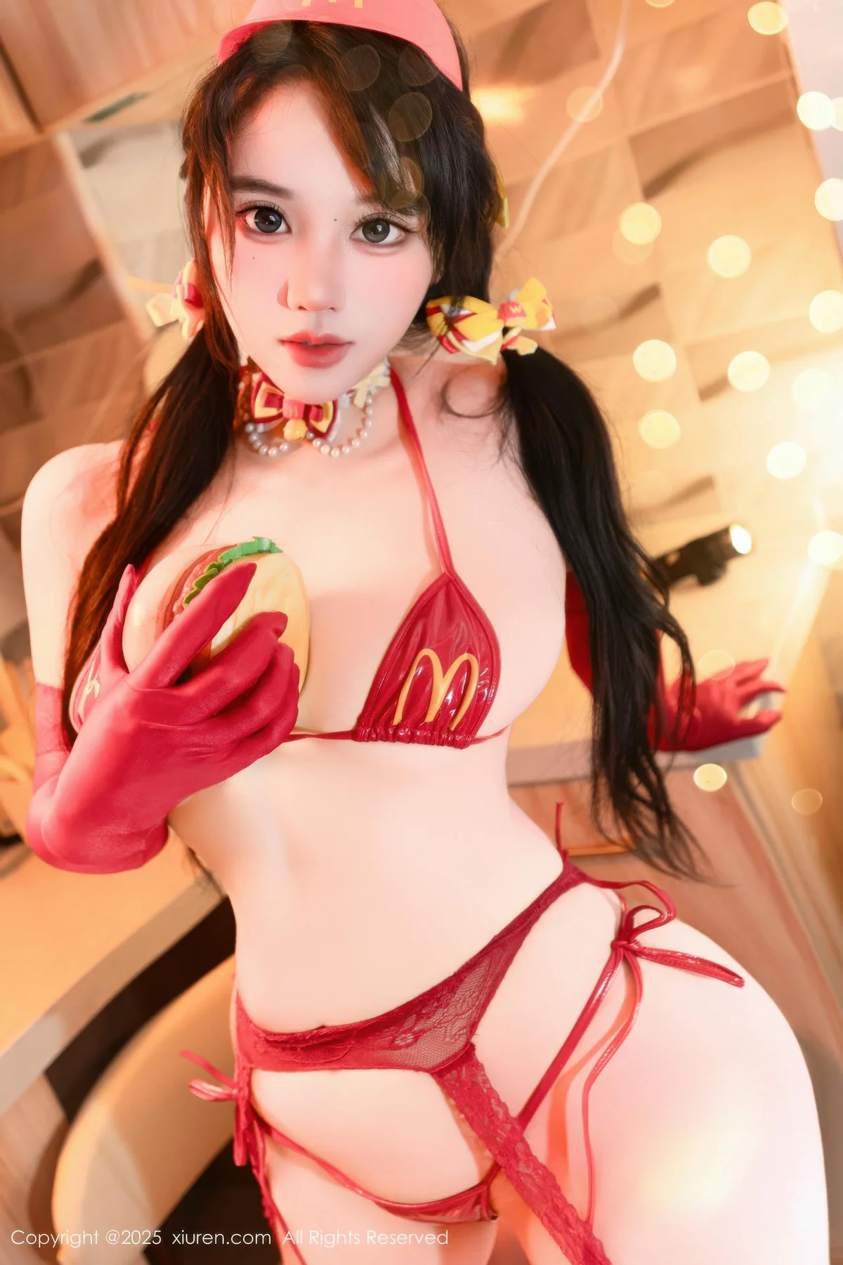 XiuRen 秀人 No.11154 汐汐爱吃草莓 邻家女孩在校生 - 4