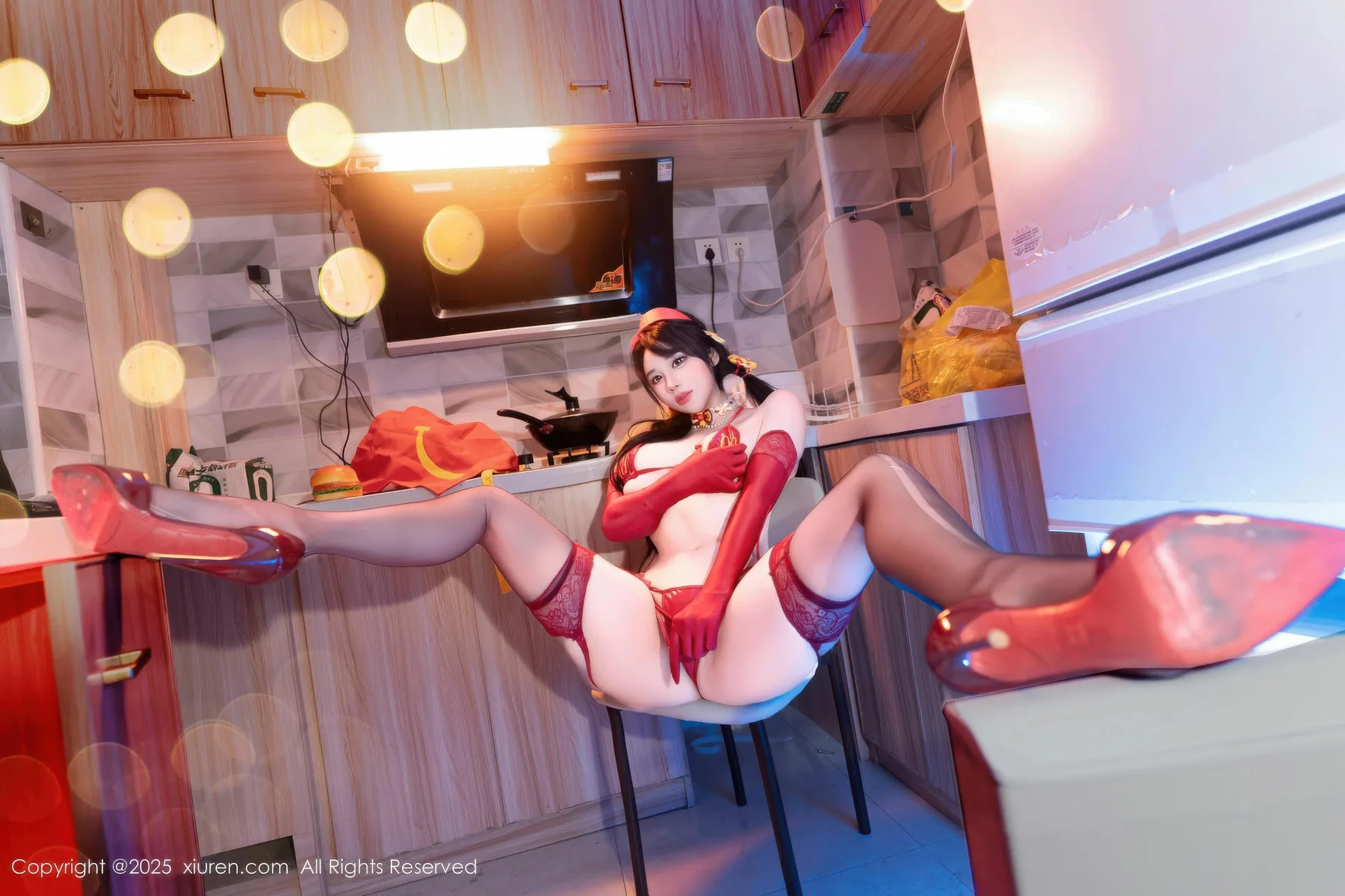 XiuRen 秀人 No.11154 汐汐爱吃草莓 邻家女孩在校生 - 9