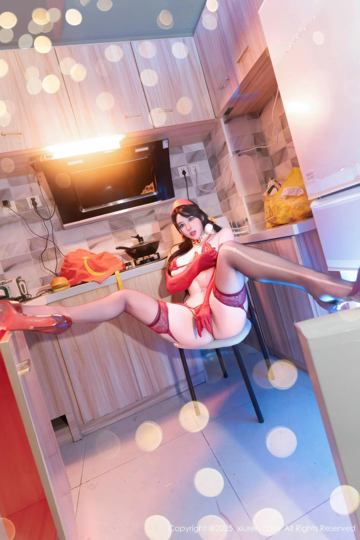 XiuRen 秀人 No.11154 汐汐爱吃草莓 邻家女孩在校生 - 10