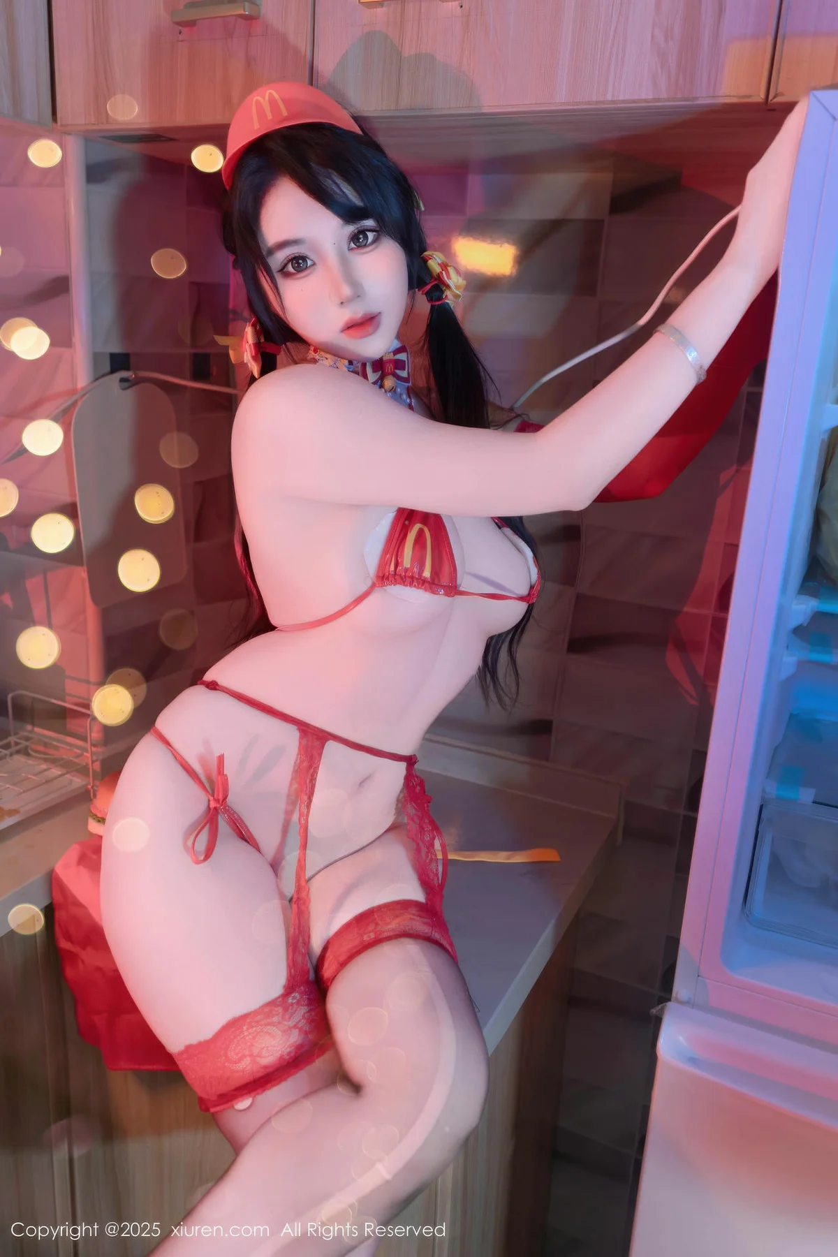 XiuRen 秀人 No.11154 汐汐爱吃草莓 邻家女孩在校生 - 9