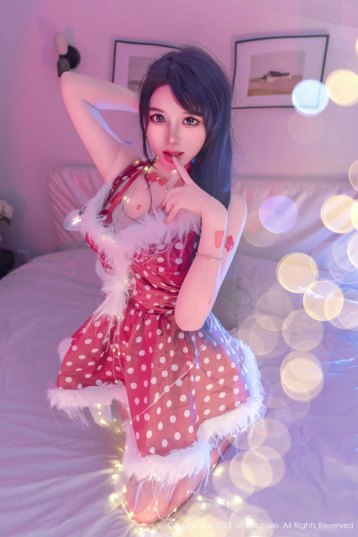 XiuRen 秀人 No.11154 汐汐爱吃草莓 邻家女孩在校生 - 2