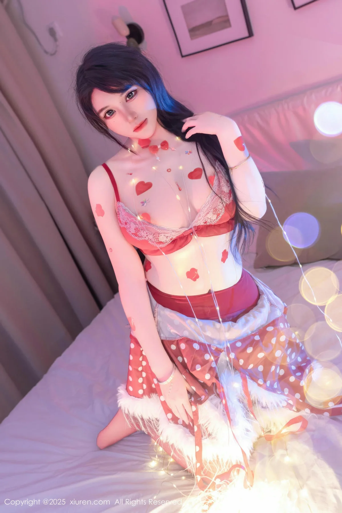 XiuRen 秀人 No.11154 汐汐爱吃草莓 邻家女孩在校生 - 5