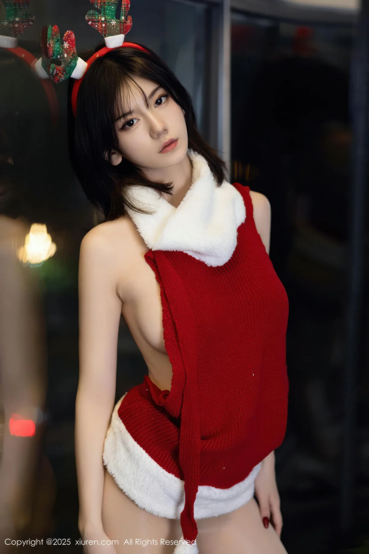 XiuRen 秀人 No.11158 凌七七 红色毛衣爆乳玉背 - 7