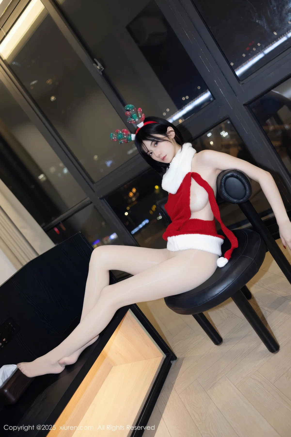 XiuRen 秀人 No.11158 凌七七 红色毛衣爆乳玉背 - 2