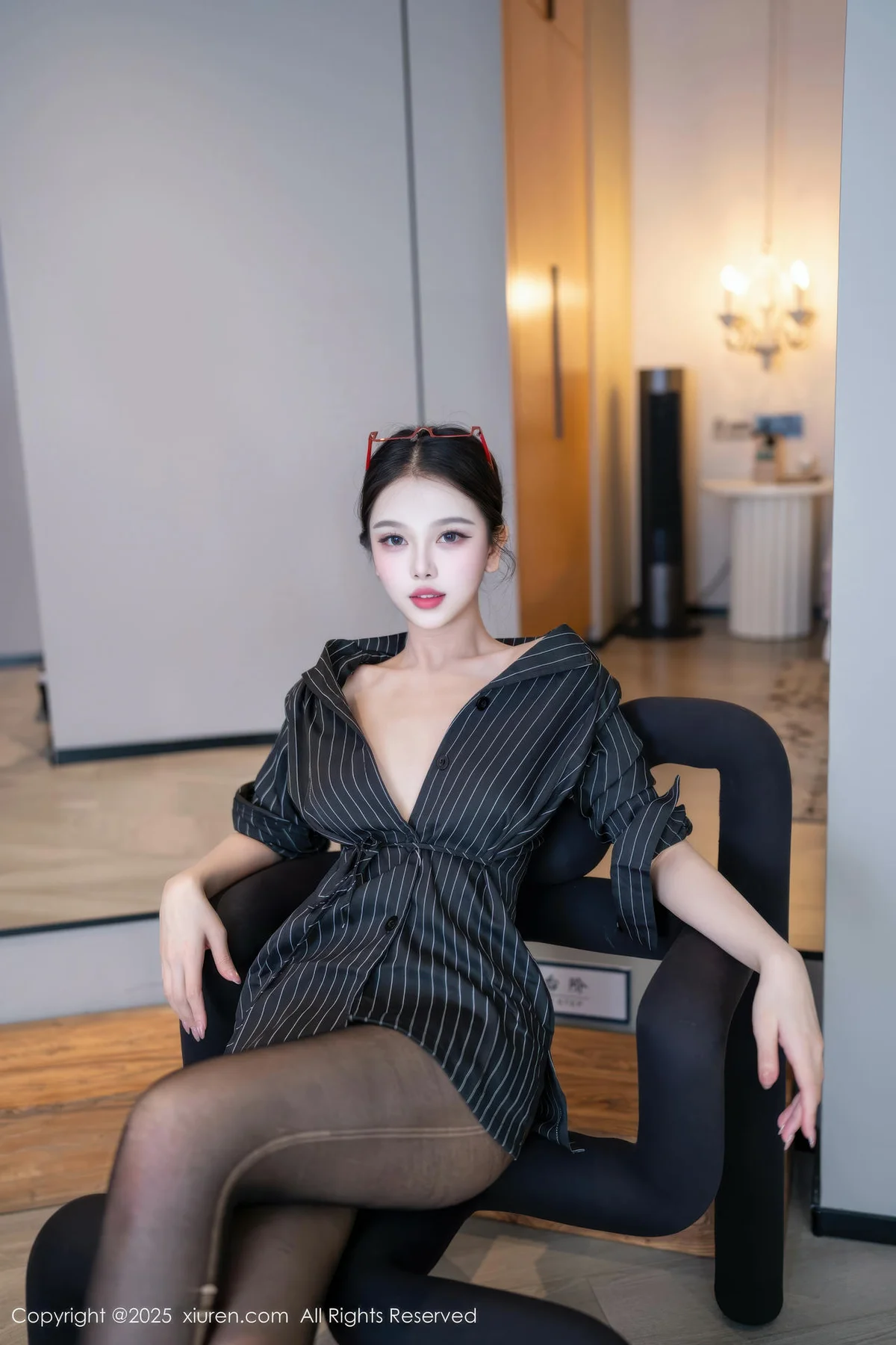 XiuRen 秀人 No.11160 诺诺子 魅惑黑丝曼妙身姿 - 10