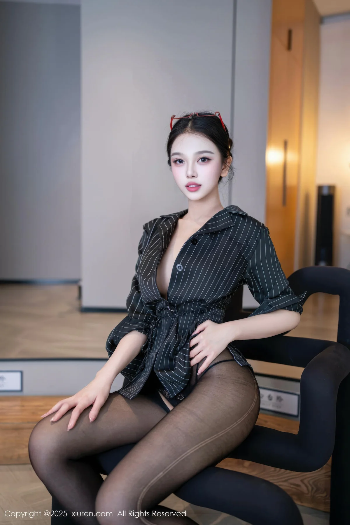 XiuRen 秀人 No.11160 诺诺子 魅惑黑丝曼妙身姿 - 6