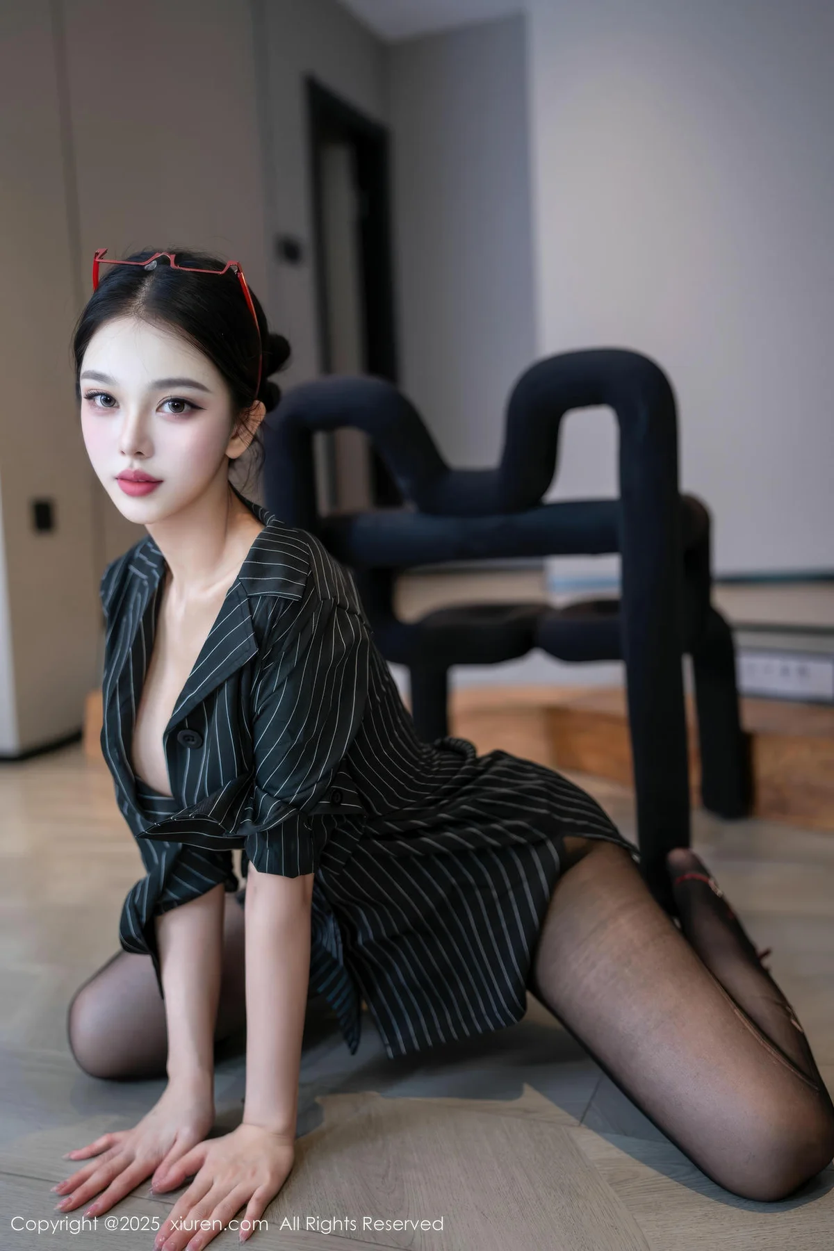 XiuRen 秀人 No.11160 诺诺子 魅惑黑丝曼妙身姿 - 2