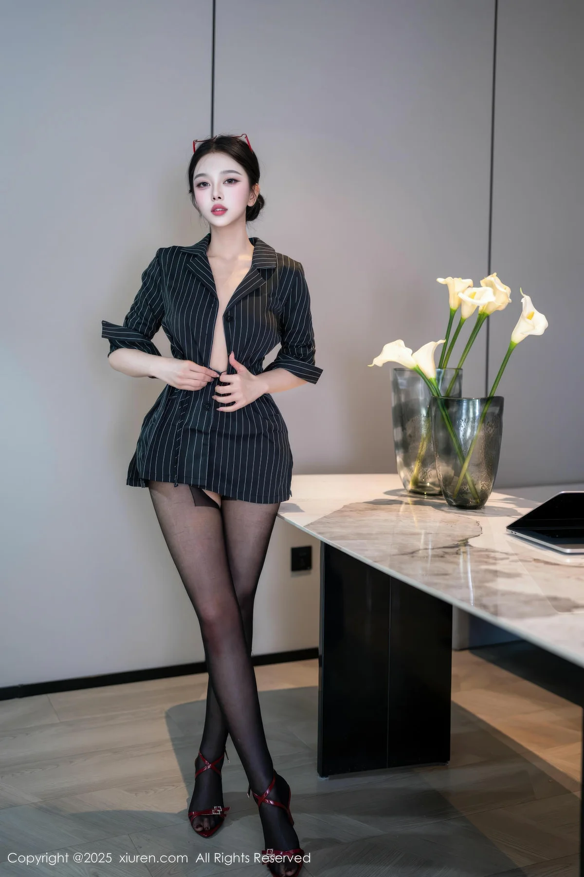 XiuRen 秀人 No.11160 诺诺子 魅惑黑丝曼妙身姿 - 7