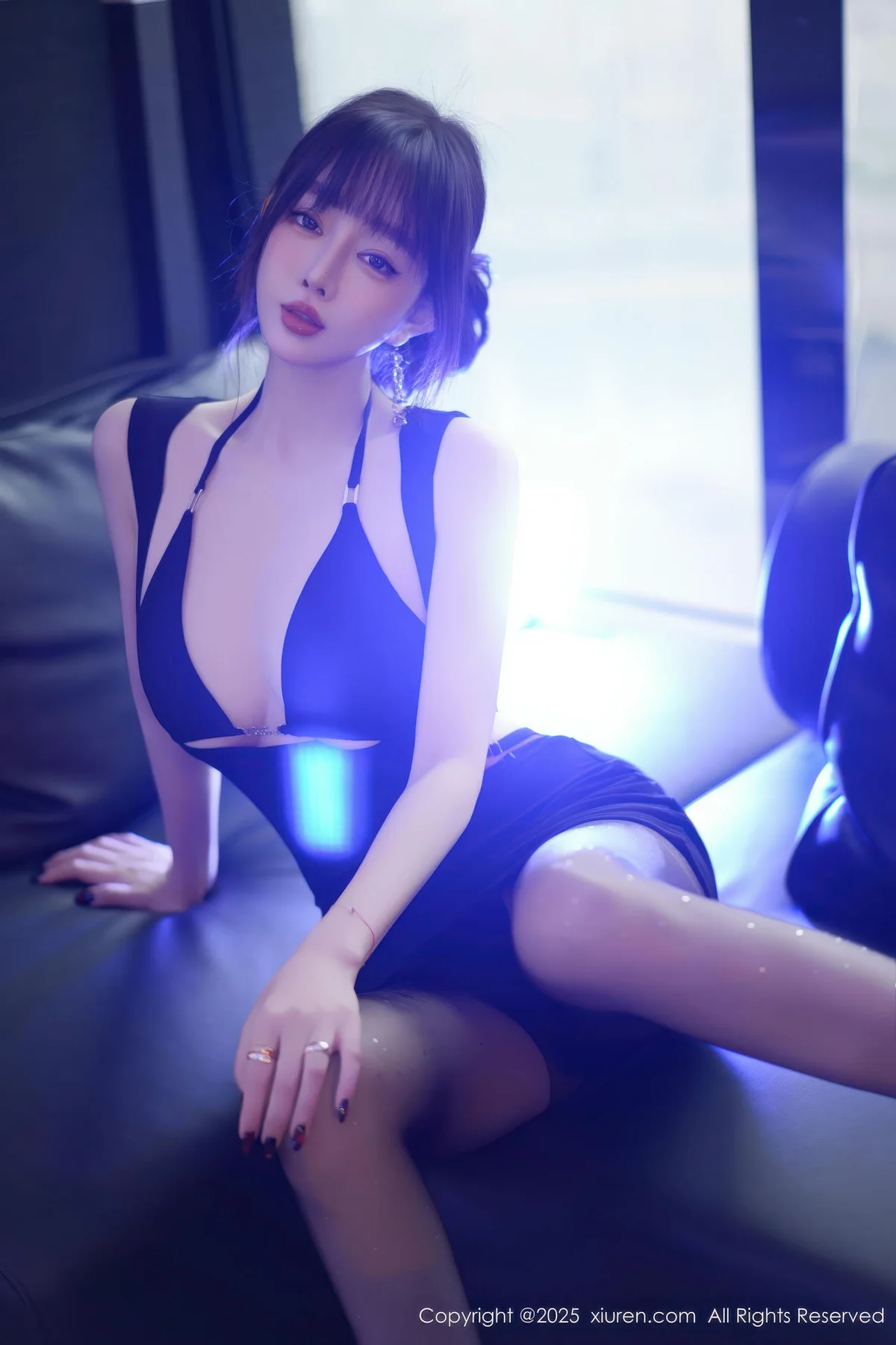 XiuRen 秀人 No.11165 王羽纯 黑色情趣内衣黑丝 - 10