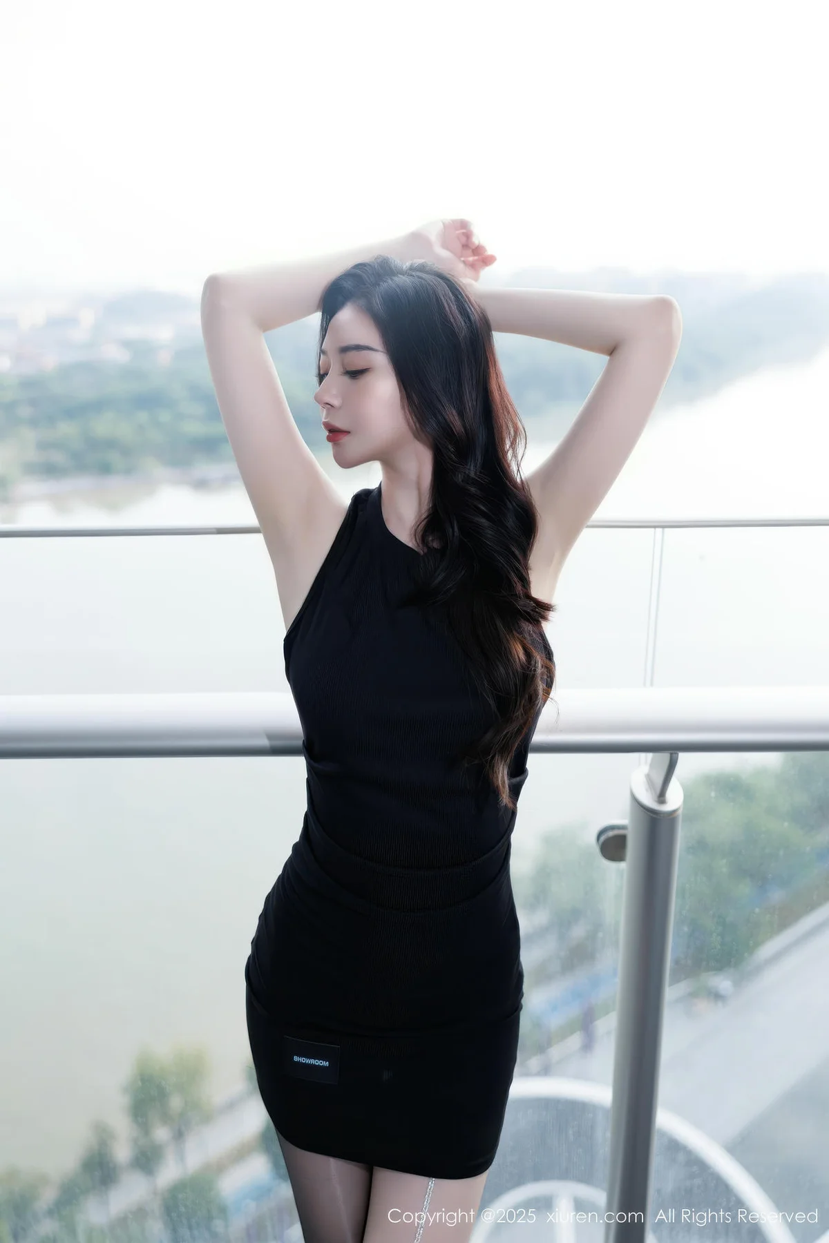 XiuRen 秀人 No.11167 心玥 黑色连衣短裙 - 9