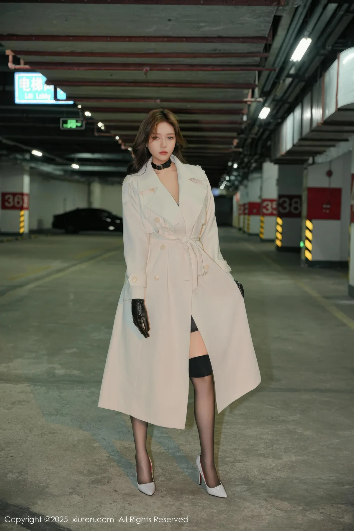 XiuRen 秀人 No.11176 娜比 黑色情趣内衣 - 1