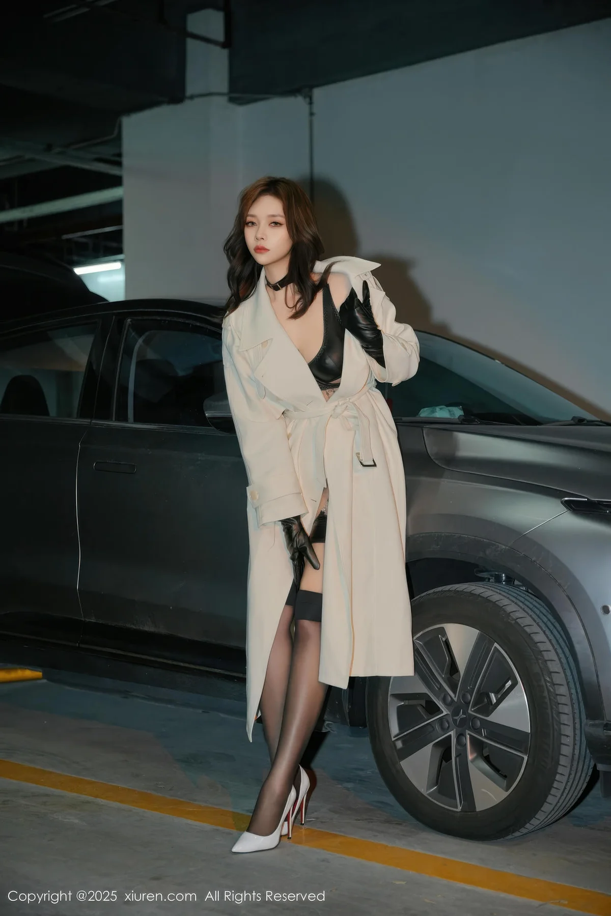 XiuRen 秀人 No.11176 娜比 黑色情趣内衣 - 9