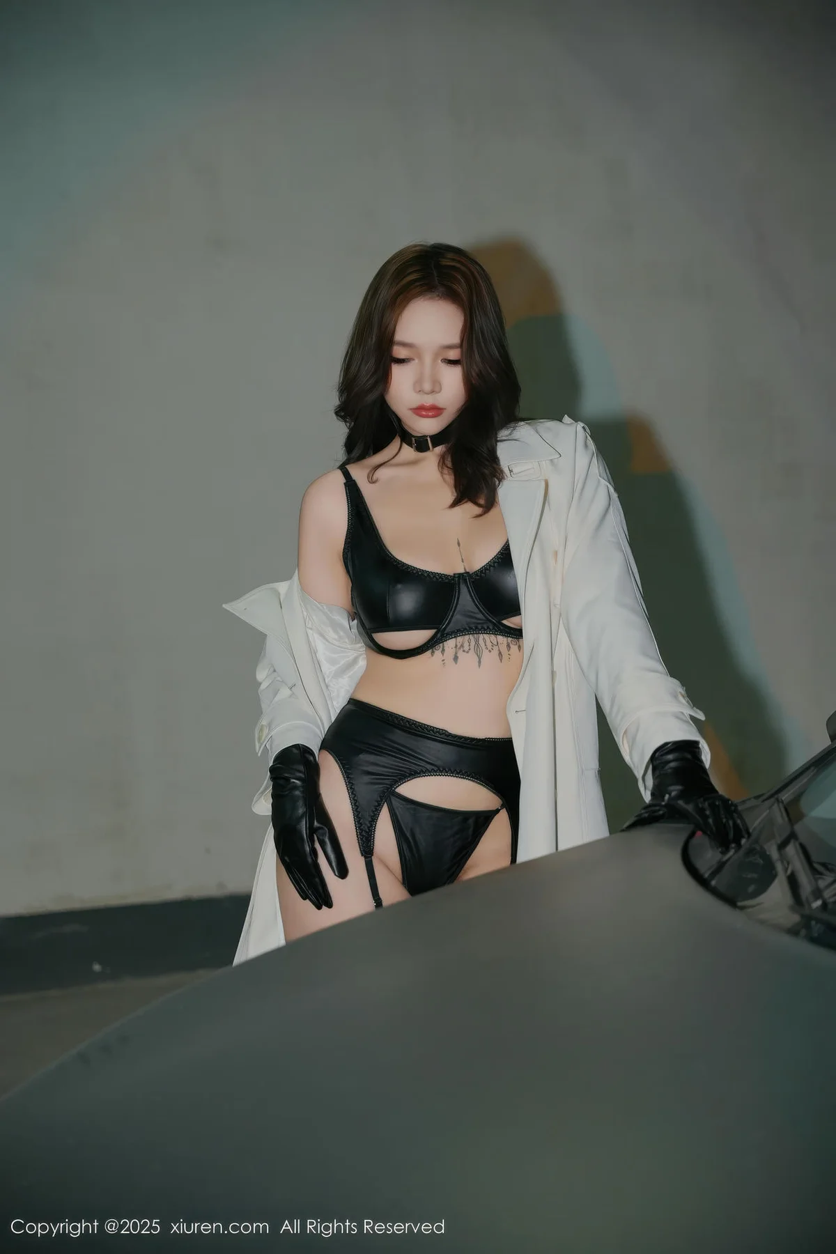 XiuRen 秀人 No.11176 娜比 黑色情趣内衣 - 4